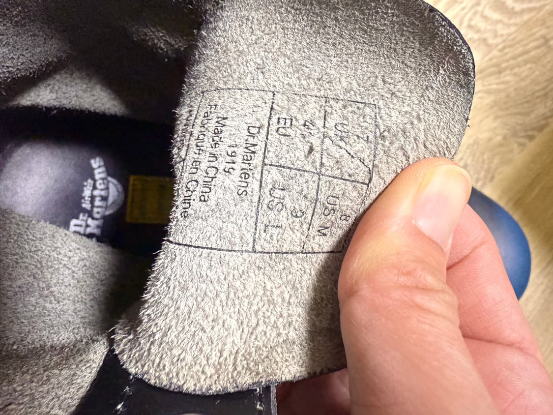 [사용감적음] 닥터마틴 1919 10홀 부츠 41사이즈(260-265) 상품이미지7