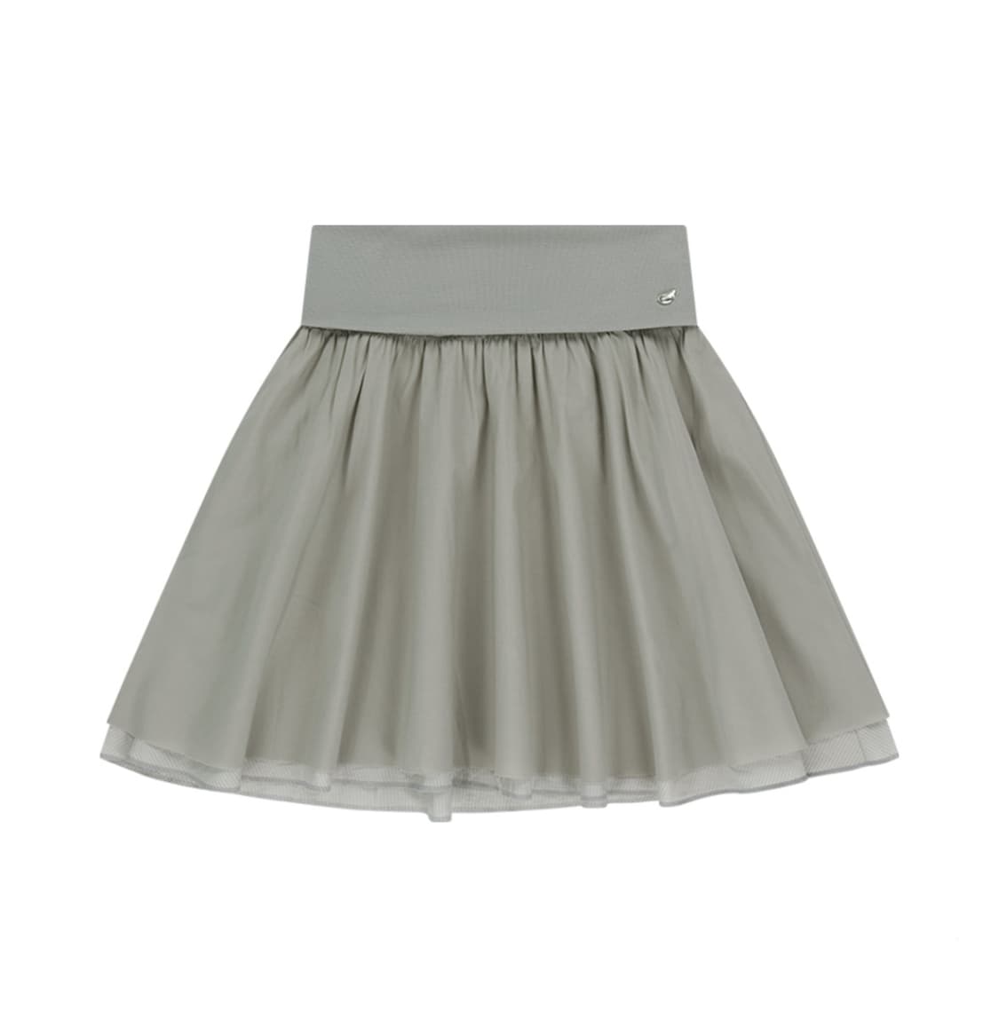 구해요) 코이세이오 더블 셔링 스커트 그레이 2 상품이미지1