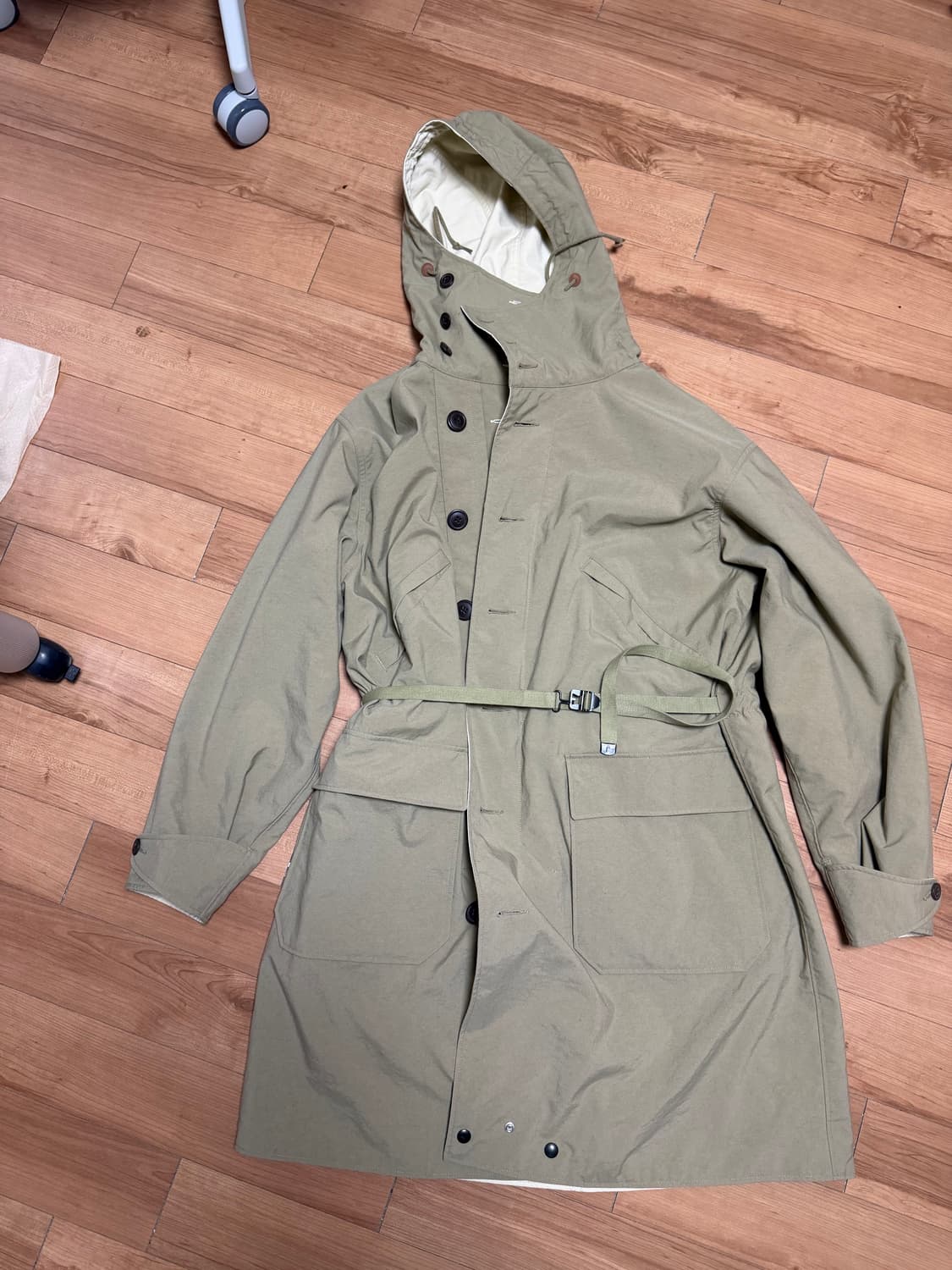 빔즈 플러스 코마츠원단 리버서블 코트 상품이미지2