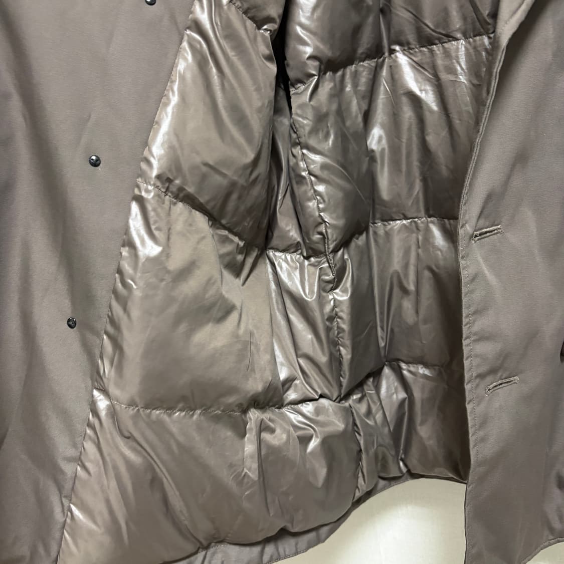 유니클로 U 패디드 피코트 / 브라운, XL 상품이미지8