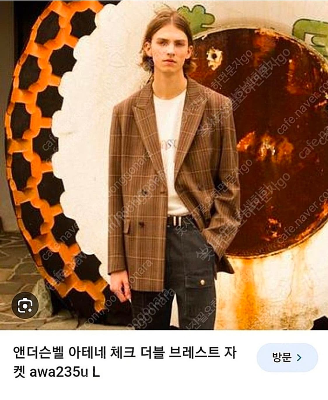 앤더슨벨 아테네 더블 브레스트 자켓 L 상품이미지1