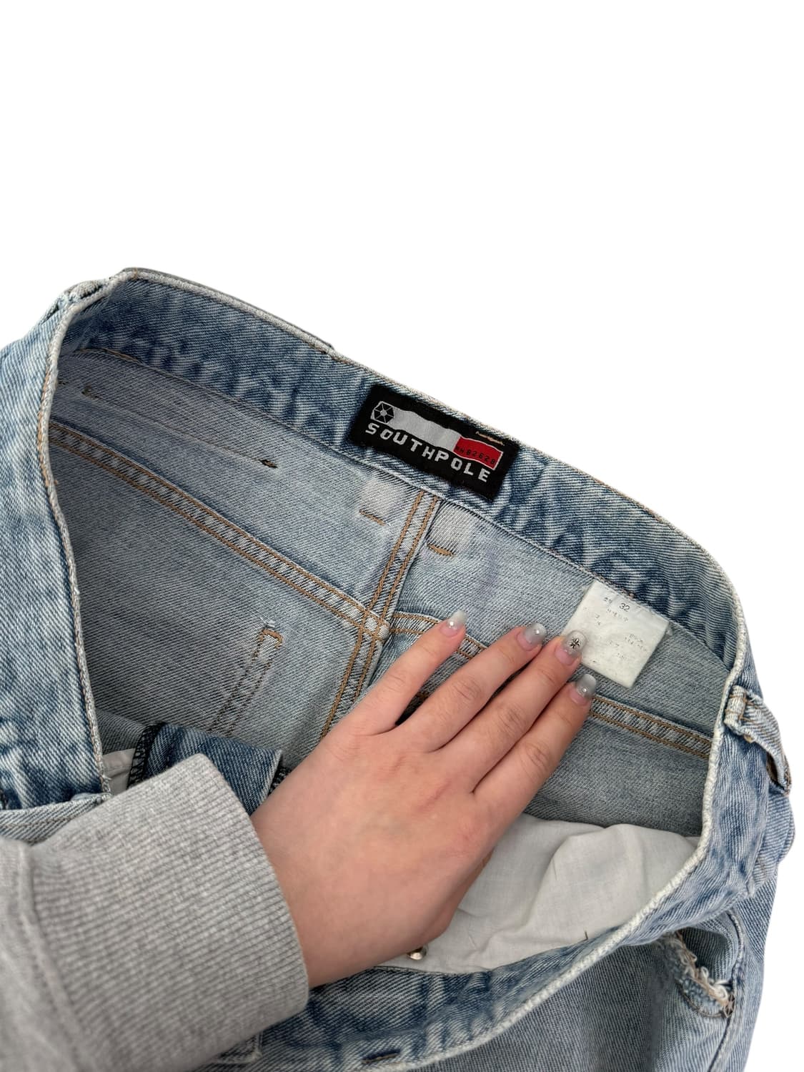 사우스폴 자수 연청 카펜터 상품이미지10