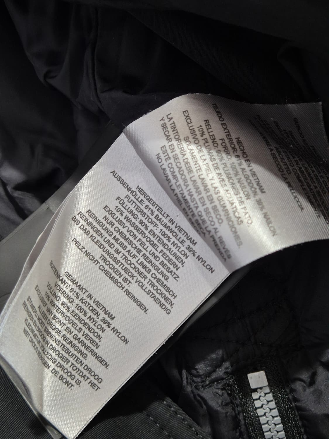 정품)무스너클 여성 파머스턴퍼 롱패딩  XS/TP 상품이미지8