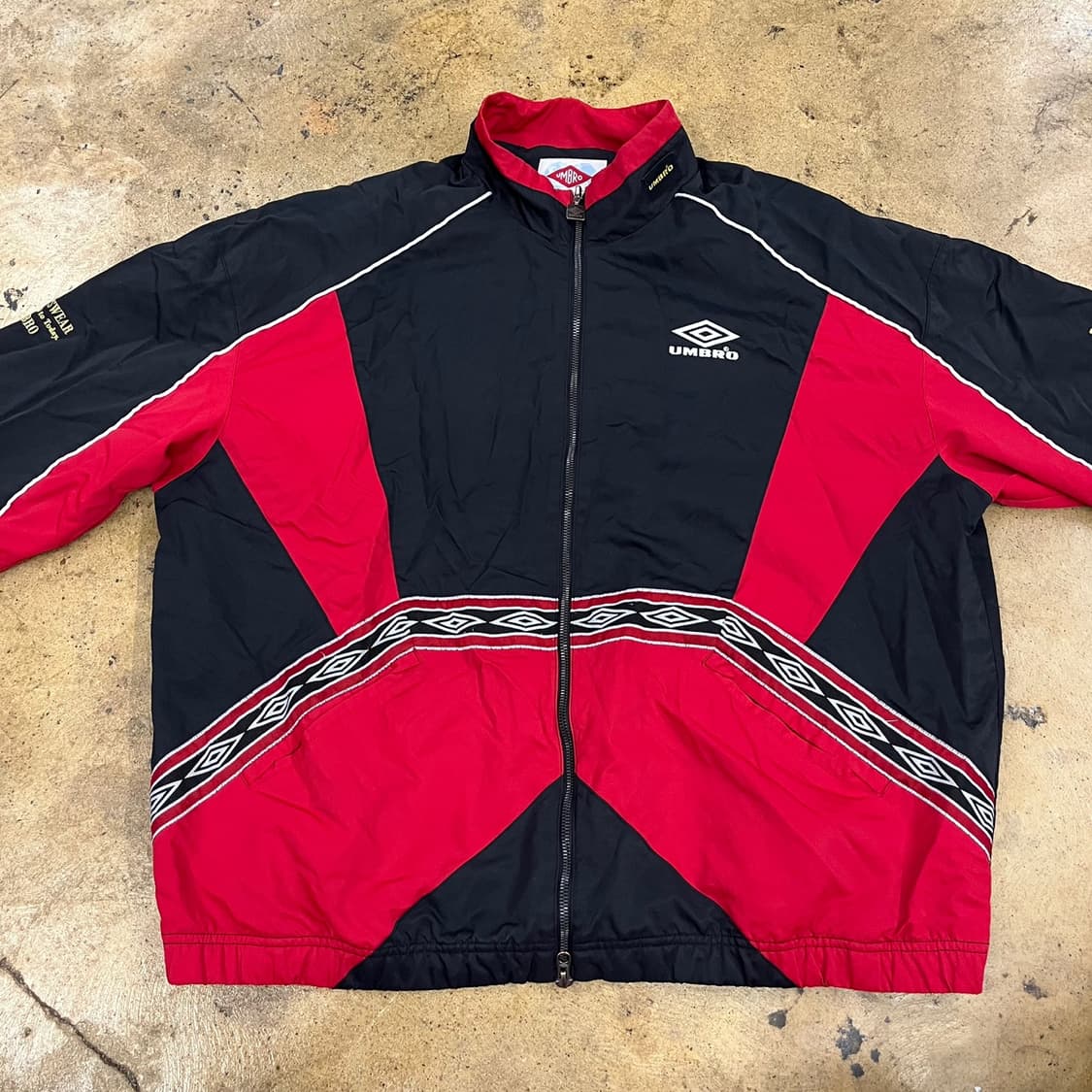 [정품/115] 엄브로 헤리티지 스타일 바람막이 자켓 b15 상품이미지3