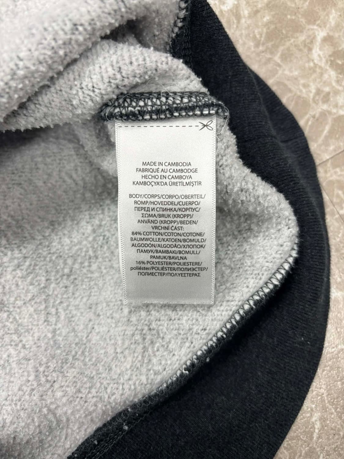 폴로 랄프로렌 차콜 그레이 스웨트셔츠 맨투맨(L) 상품이미지5