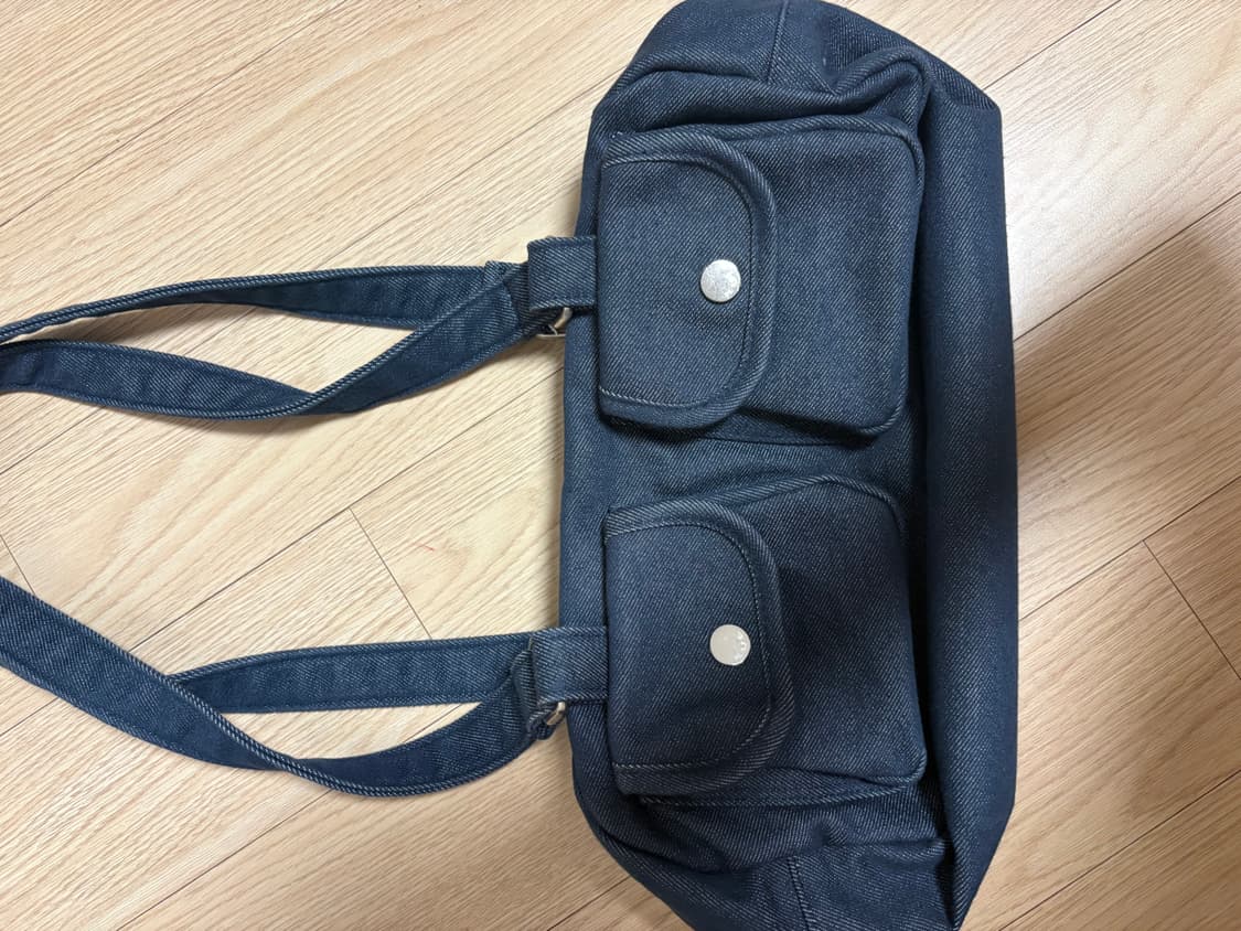 큘 데님 숄더백 상품이미지1