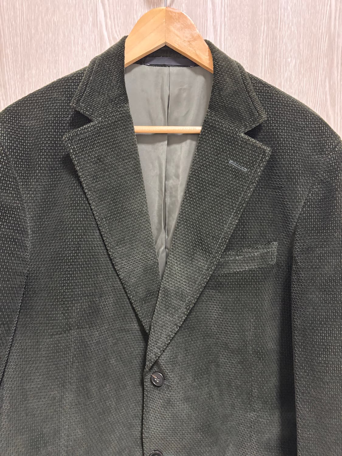 에르메네질도제냐 지제냐 코듀로이 자켓52R(105)/다크카키올리브 상품이미지2