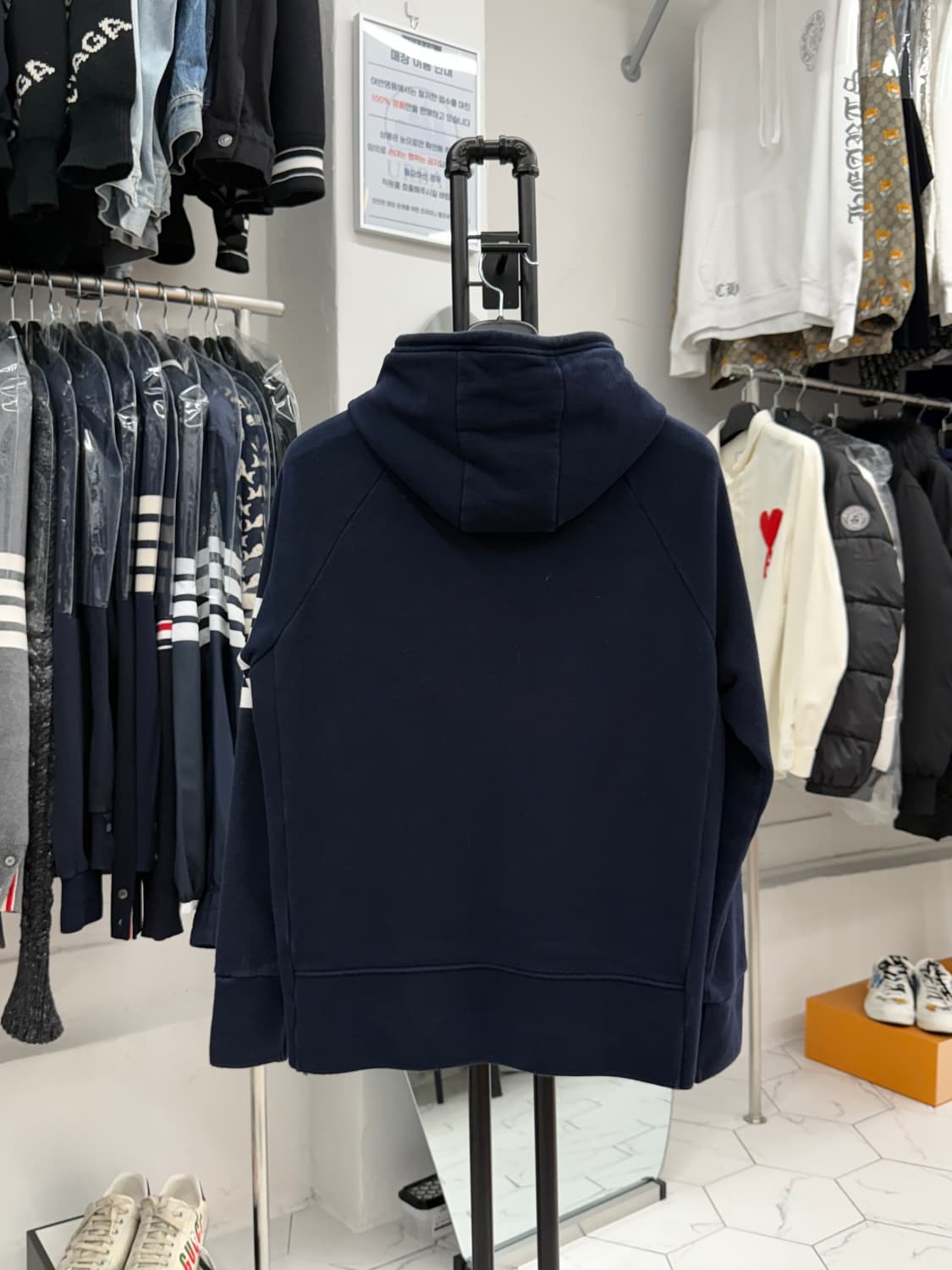 [5] 톰브라운 사선완장 금장 후드집업 상품이미지2