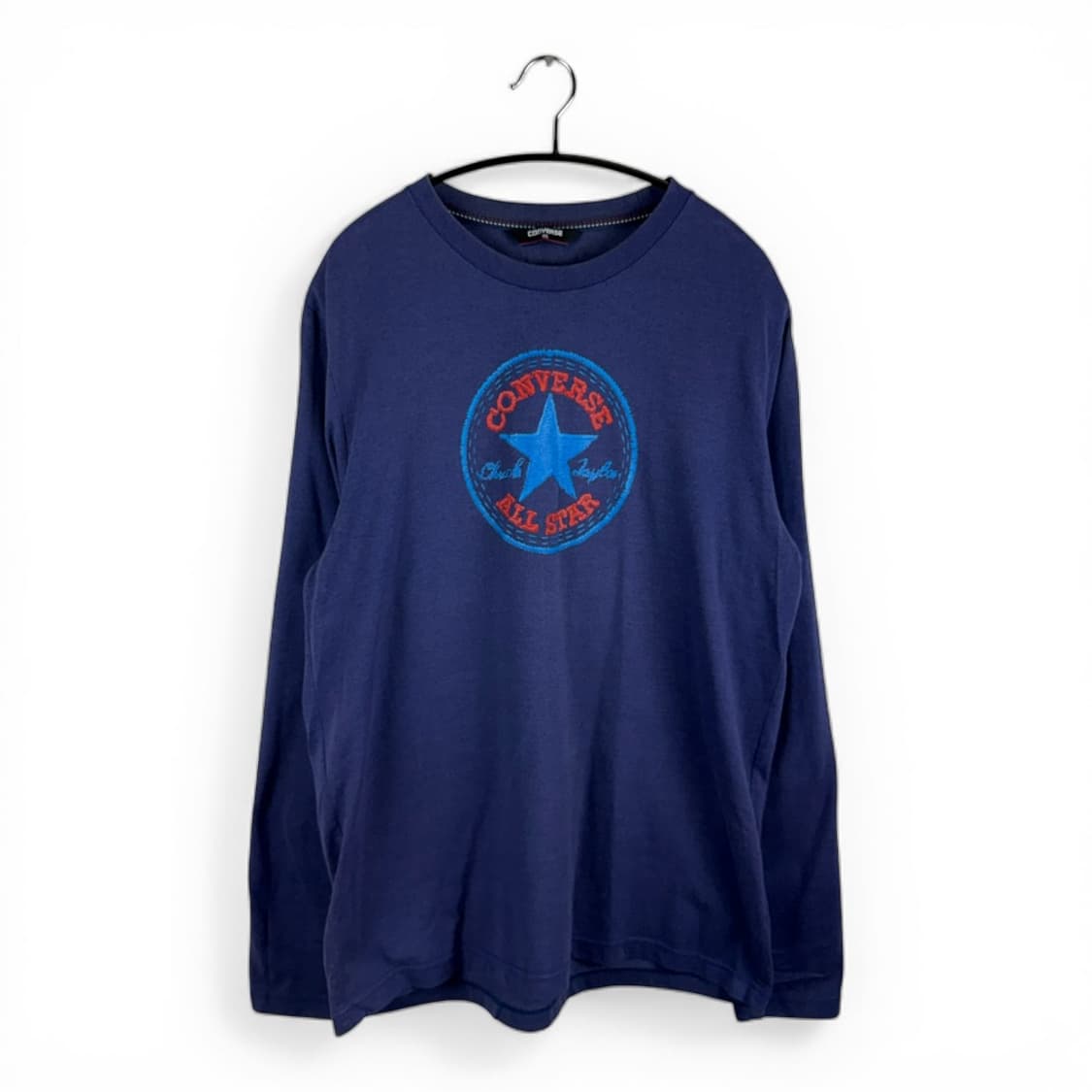 (105) 컨버스 자수로고 긴팔 티 퍼플 상품이미지1