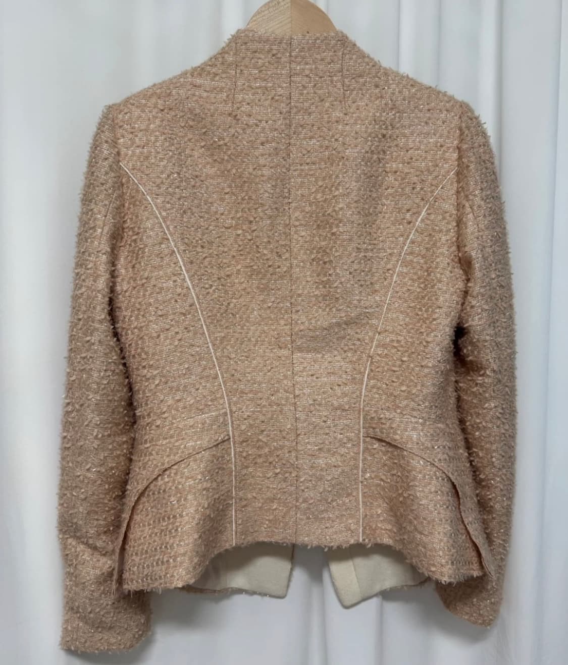 나이스클랍 베이지 트위드 자켓 상품이미지4