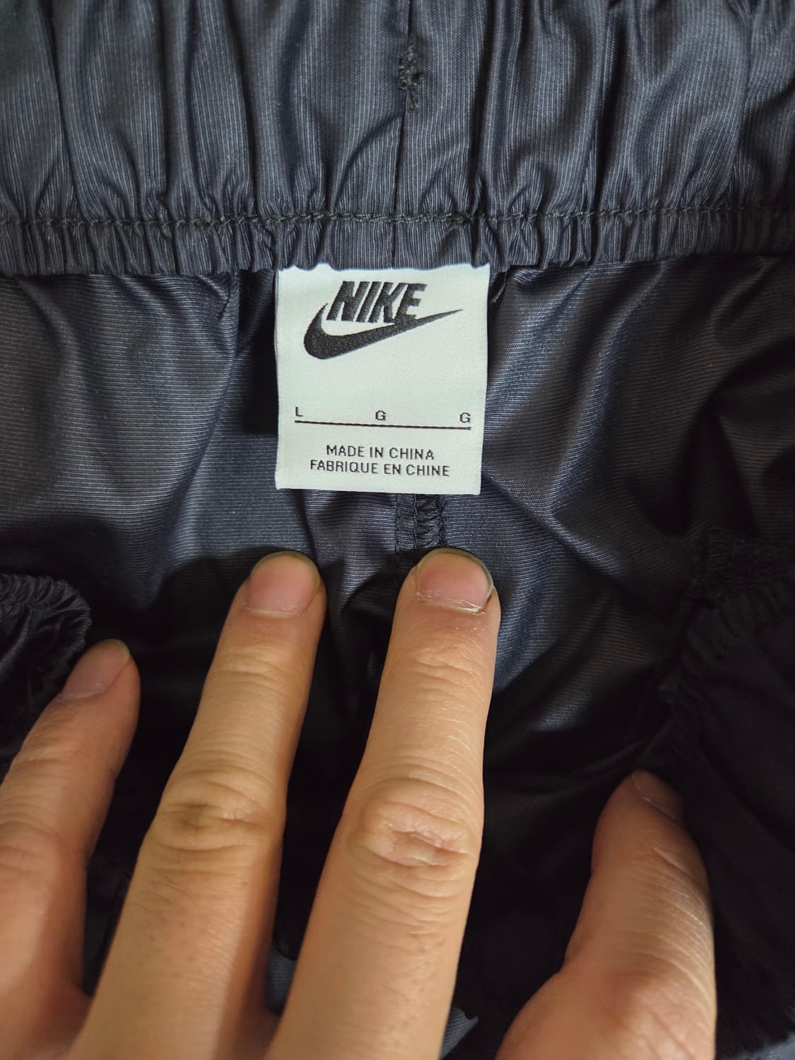 나이키 여성 에어맥스 미드라이즈 우븐 팬츠 L 상품이미지4