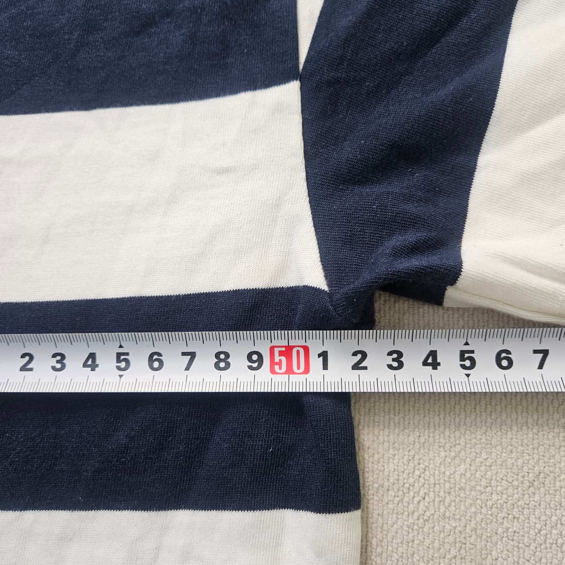 S 버커루 스트라이프 반팔티 (얼룩)0406Y 상품이미지8