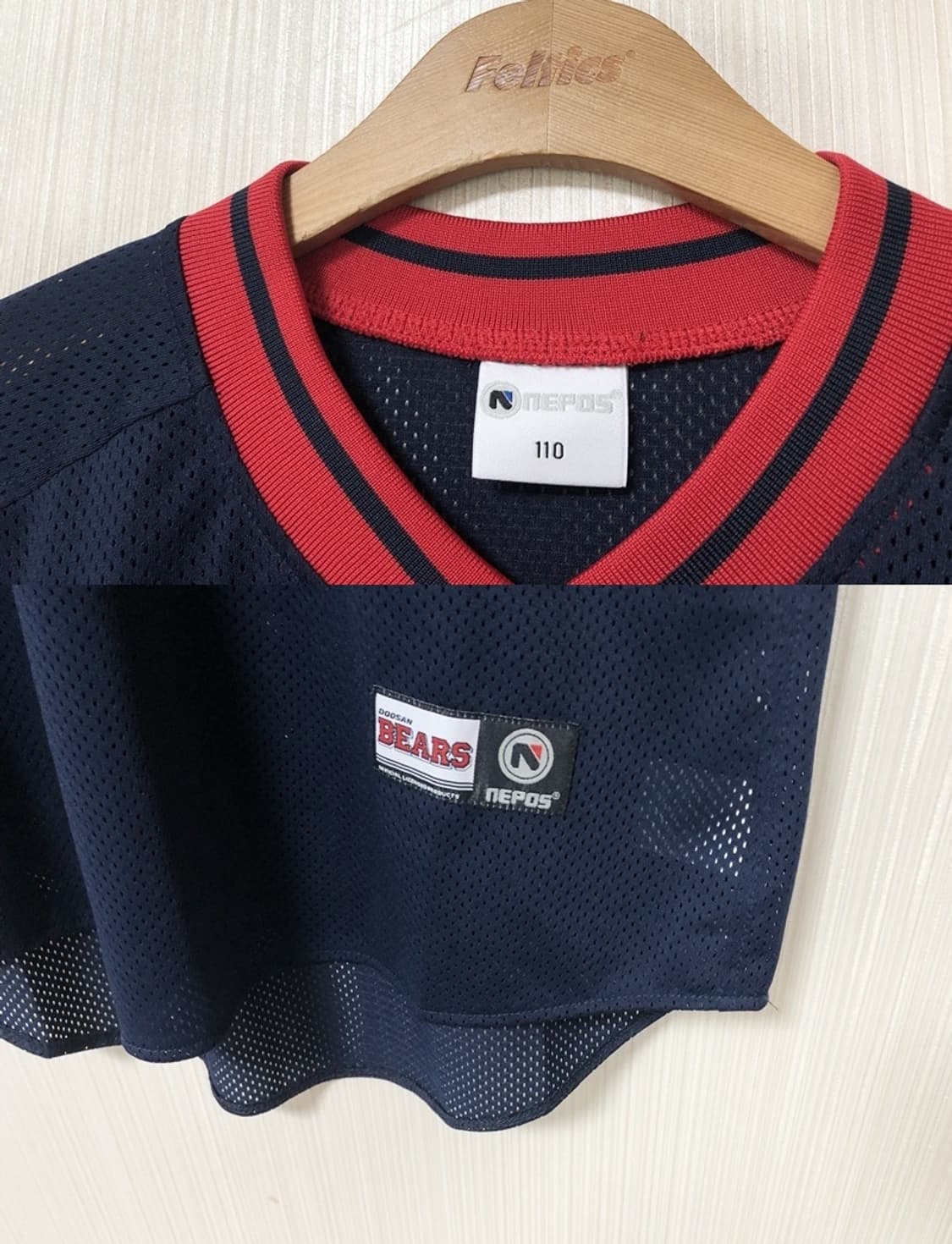 KBO 두산베어스 올드 원정유니폼/져지 110 상품이미지4