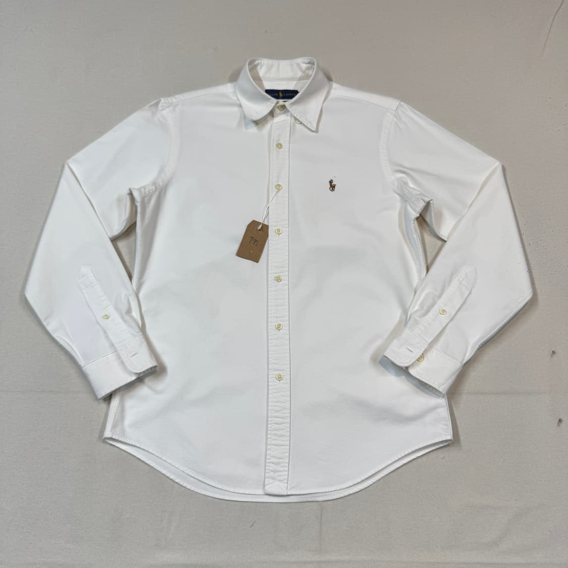 S) 폴로 랄프로렌 클래식핏 화이트 옥스포드 셔츠 T97 상품이미지1