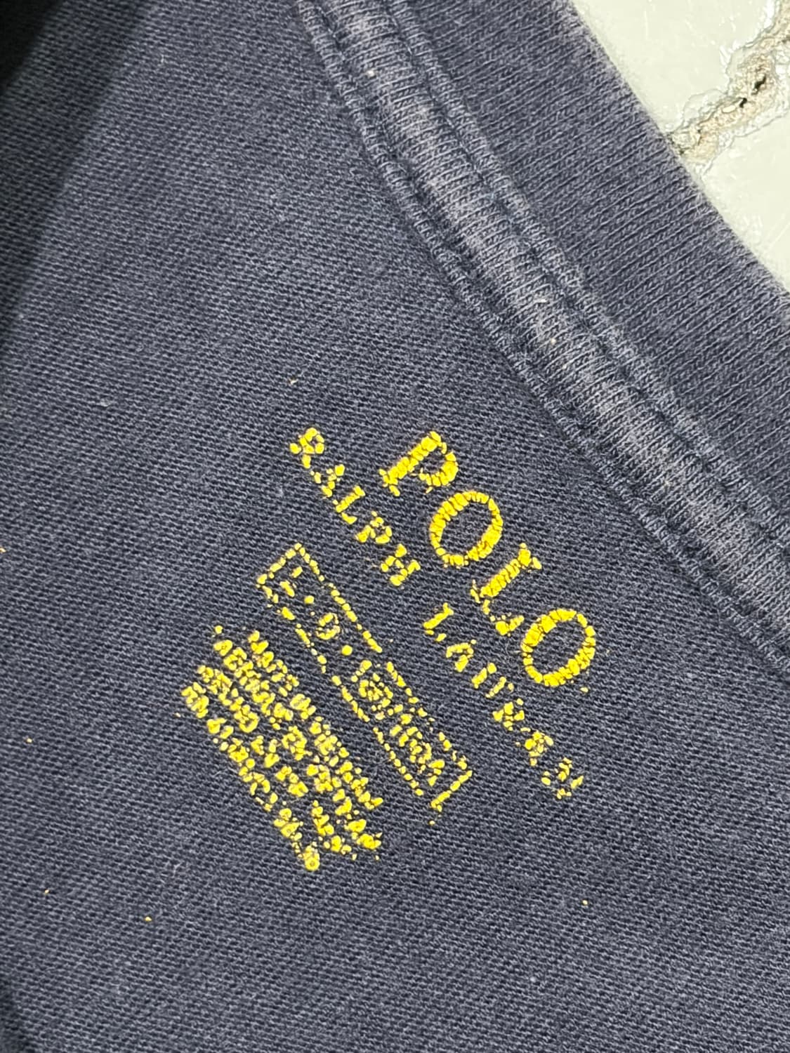 폴로 랄프로렌(Polo Ralph Lauren) 네이비 반팔 티셔츠 상품이미지3