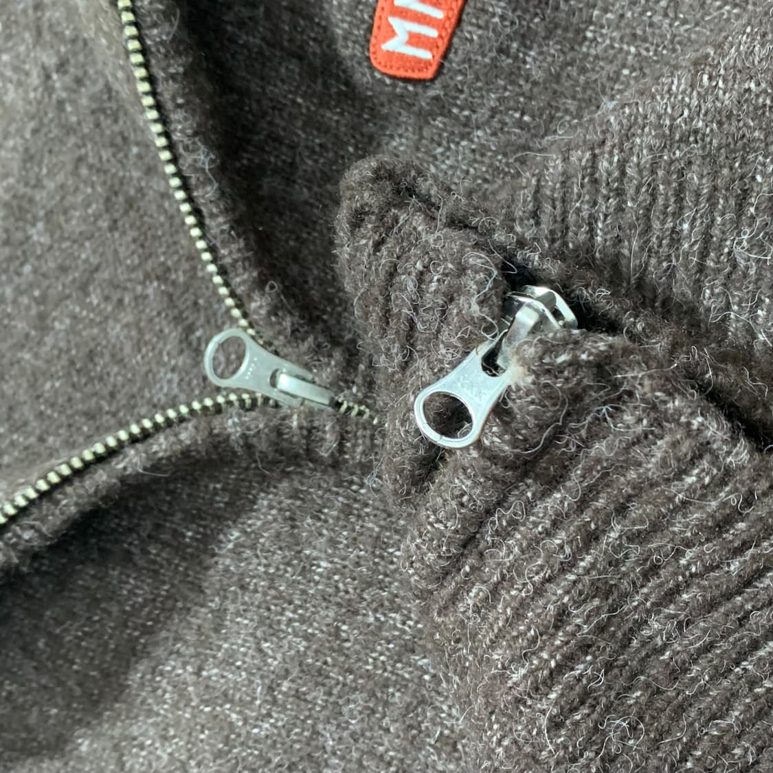 Mmlg 후드 니트집업   상품이미지3