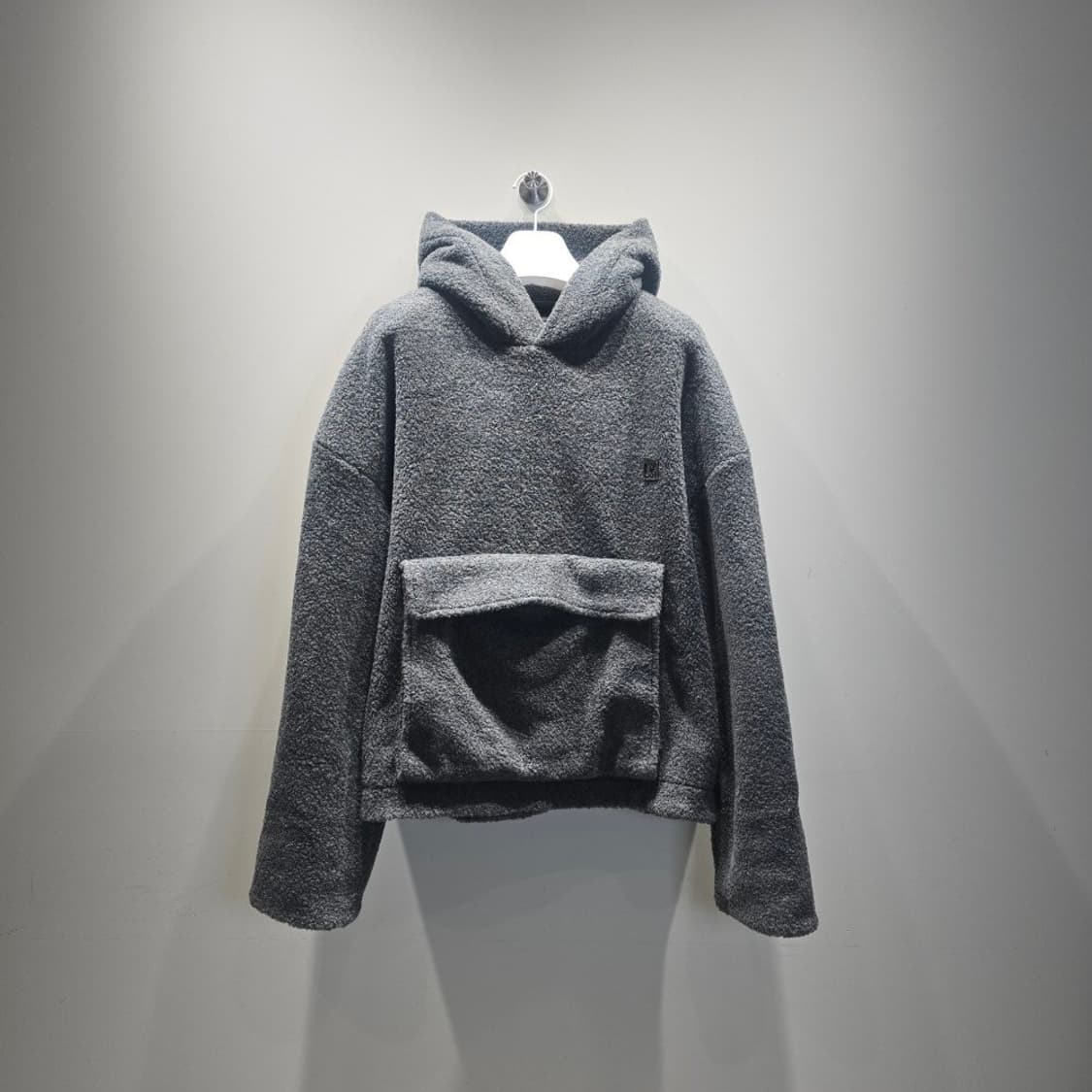 [중고/정품] 우영미 부클 후드티 그레이 50 상품이미지1