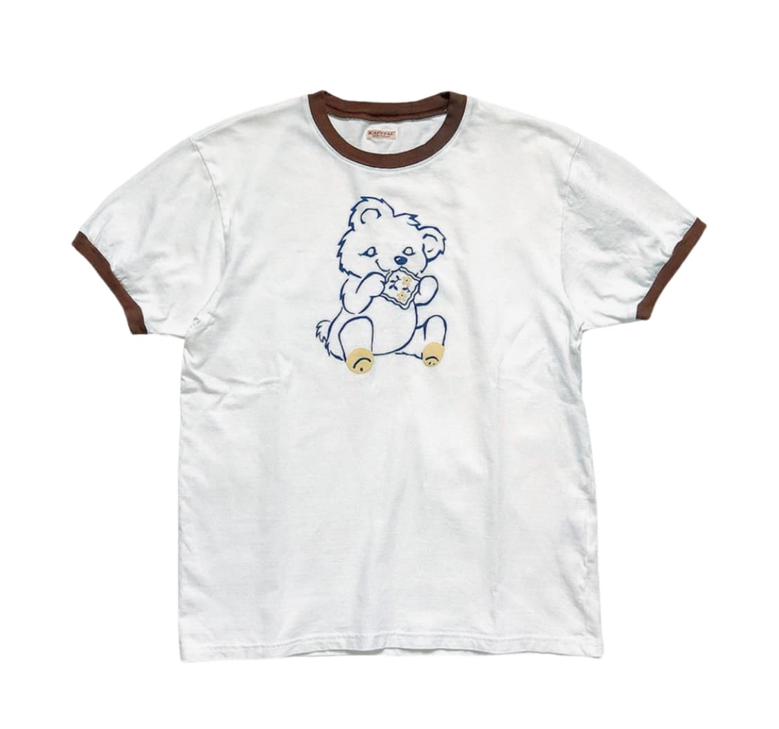 ( 새상품 4 ) 캐피탈 20-T 링거 티셔츠 패키쉬 패치 화이트 상품이미지1