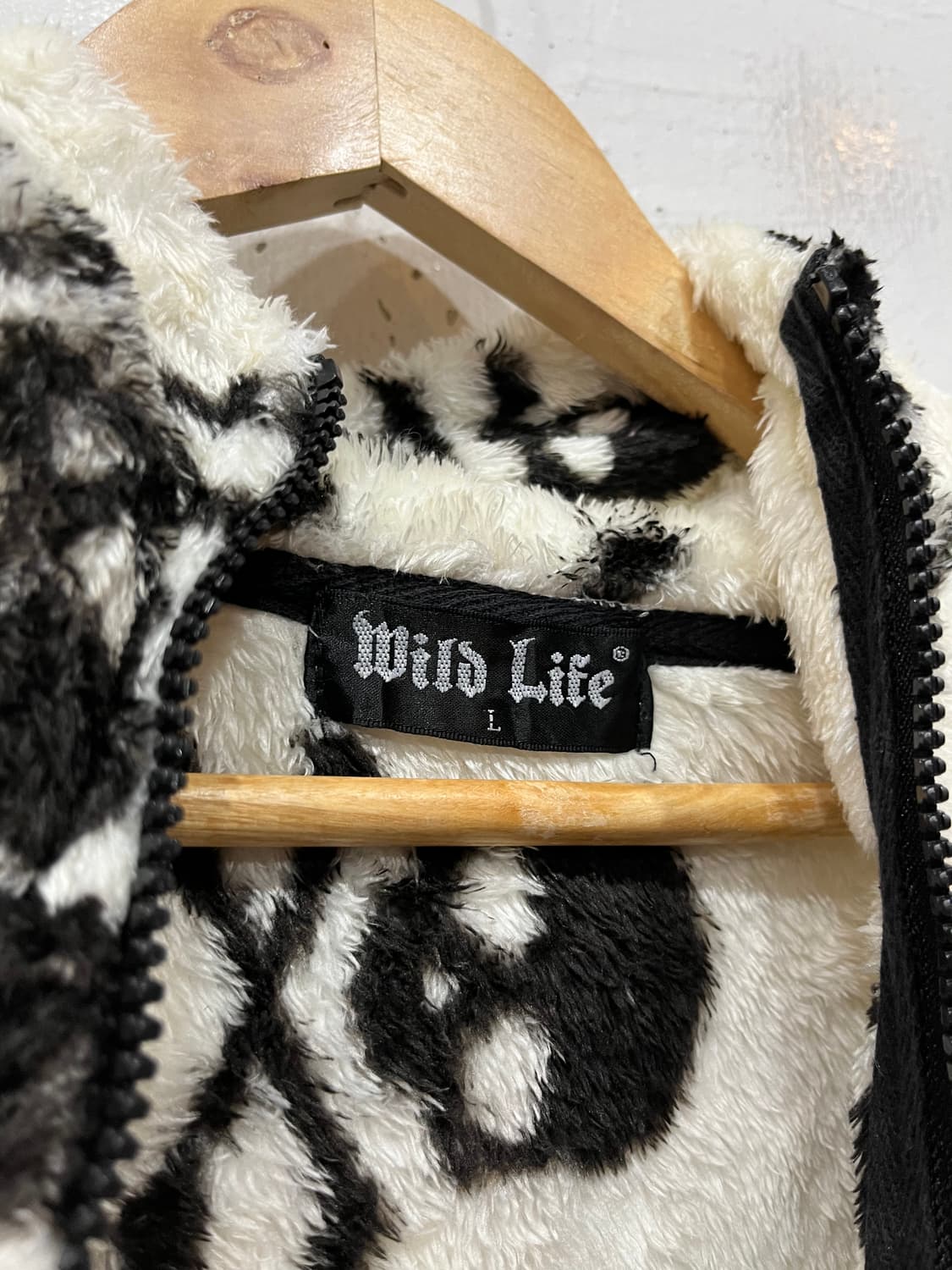 WILD LIFE JPN 스컬 펑크 플리스 후드집업  상품이미지6