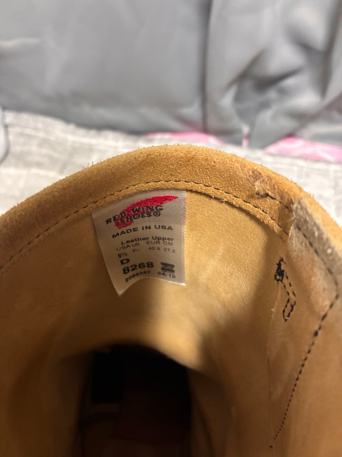 9.5D 레드윙 8268엔지니어부츠 상품이미지4