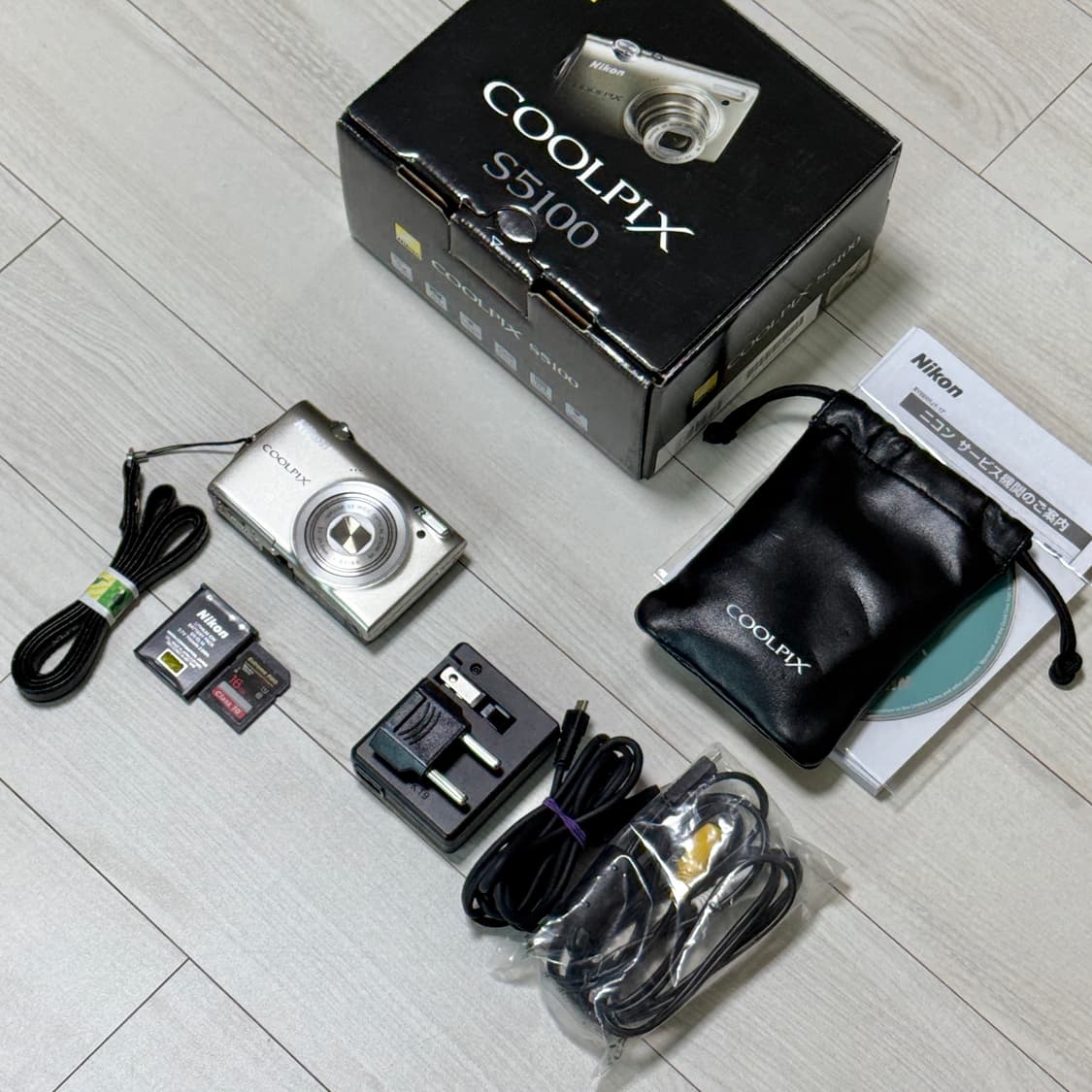 츄 디카) 니콘 쿨픽스 S5100 빈티지디카 디지털카메라 실버 상품이미지1