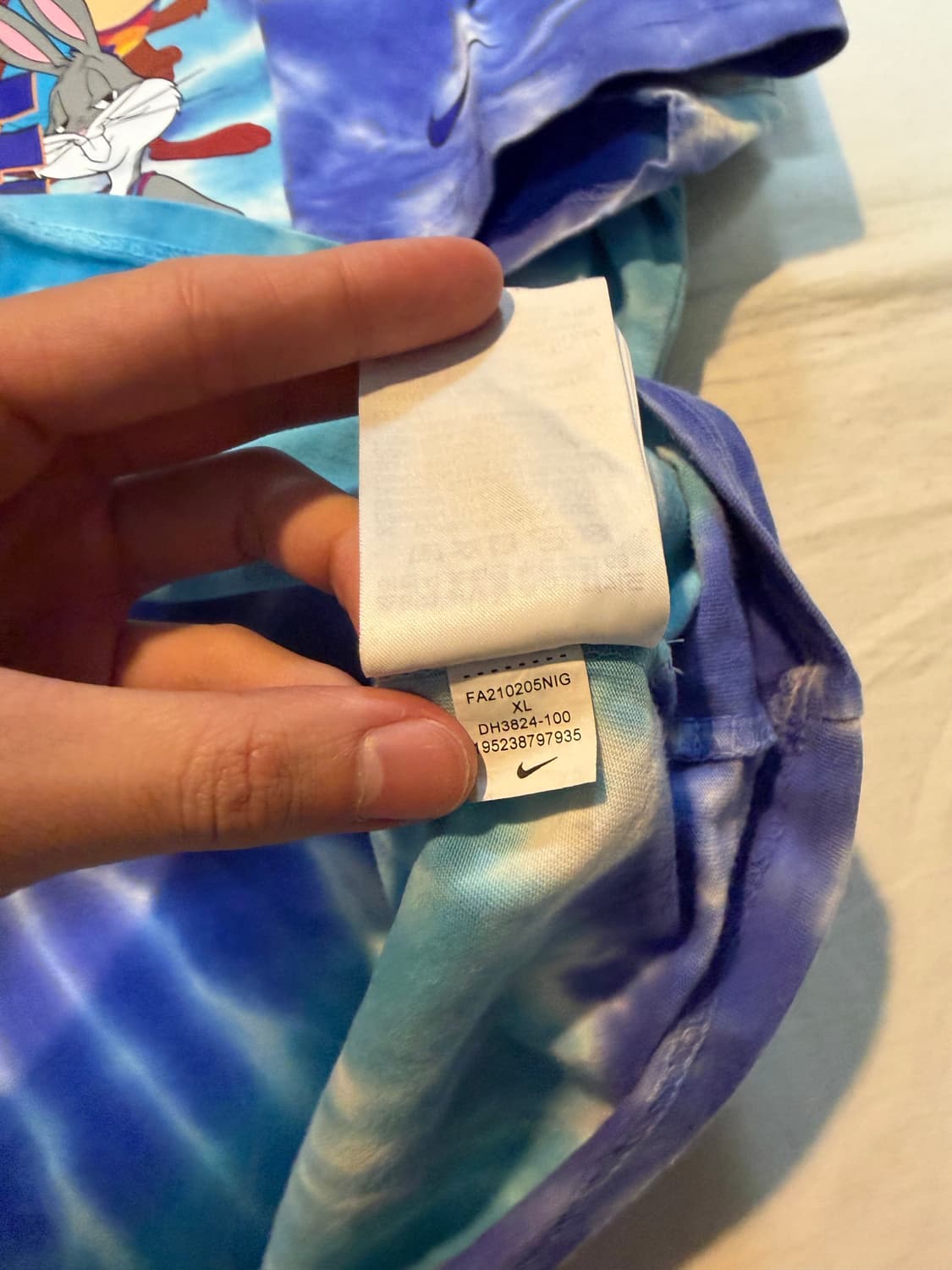 나이키 르브론 스페이스 잼 타이다이 티셔츠 상품이미지4