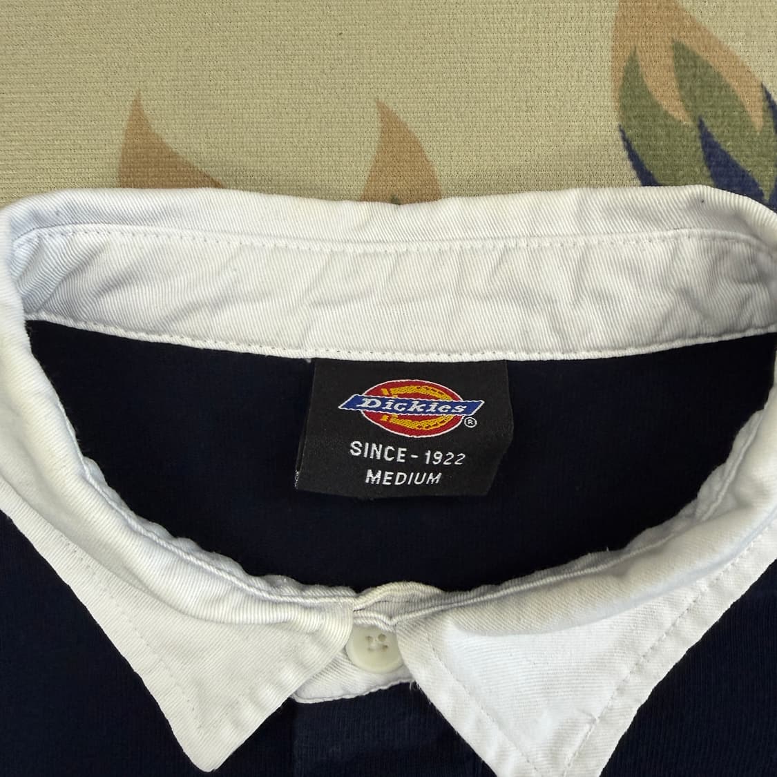 (M)디키즈 DICKIES 스펠아웃 럭비티셔츠(네이비) 상품이미지2