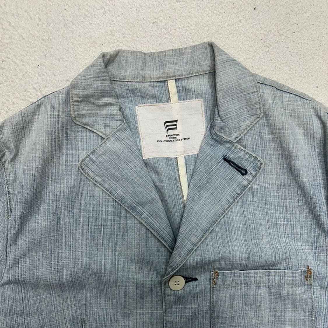 에드윈 연청 자켓 L 상품이미지4