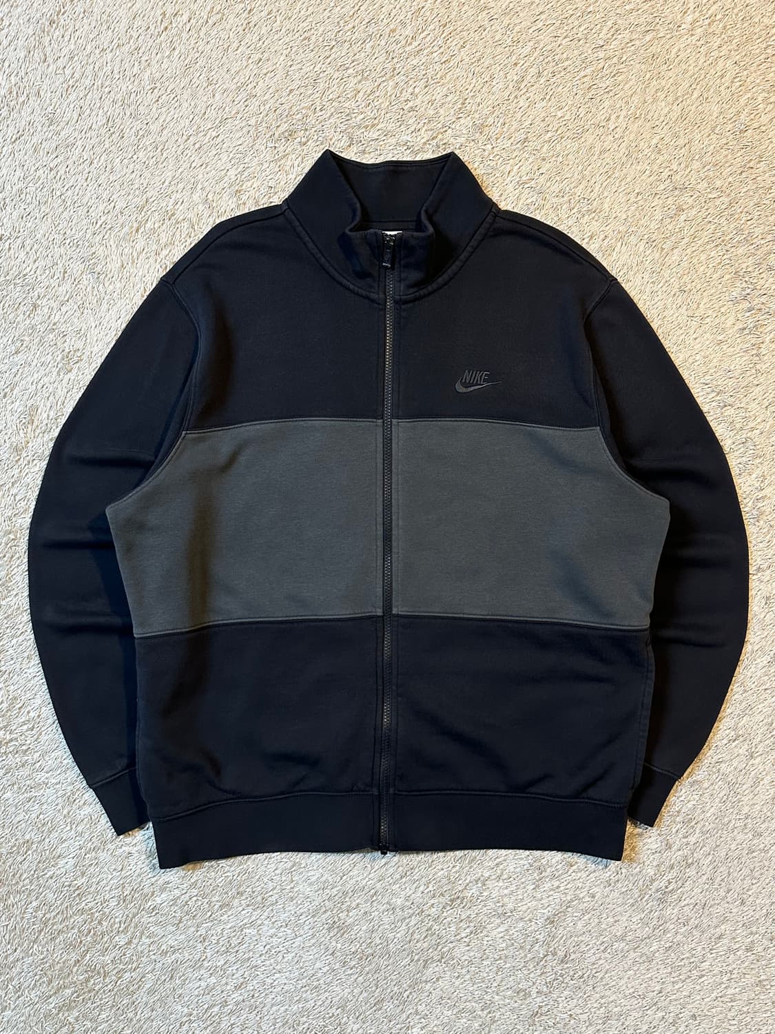 나이키 신형 스우시 코튼 배색 트랙탑 져지 상품이미지1