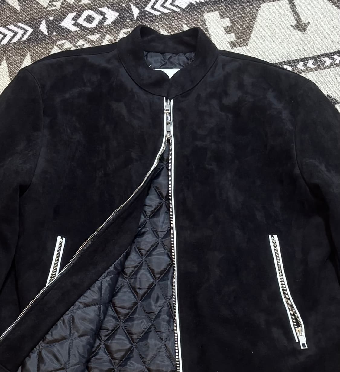 own 비건 스웨이드 투웨이 집업 자켓 상품이미지6