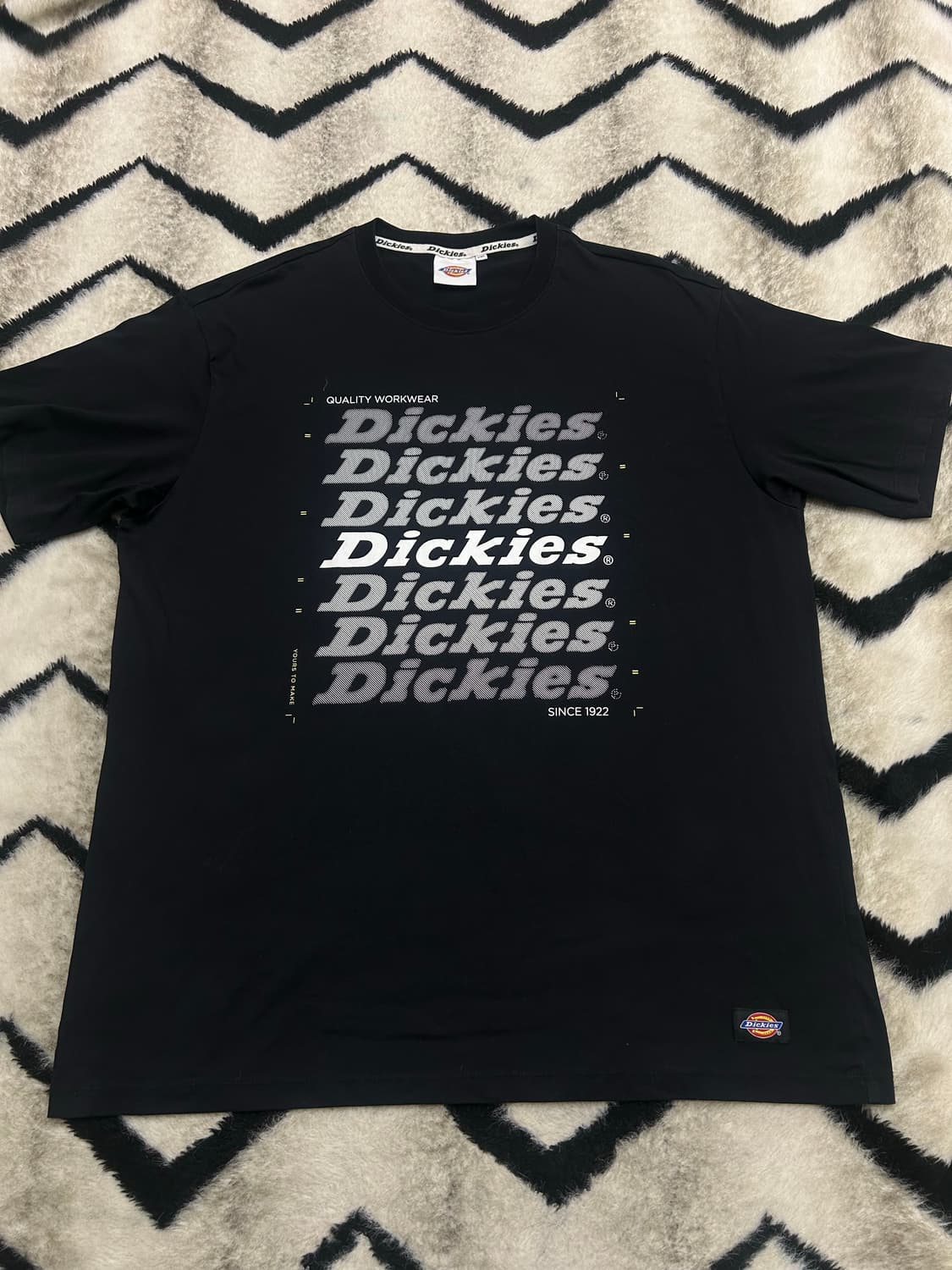 [2XL]디키즈 로고 반팔/블랙 상품이미지2