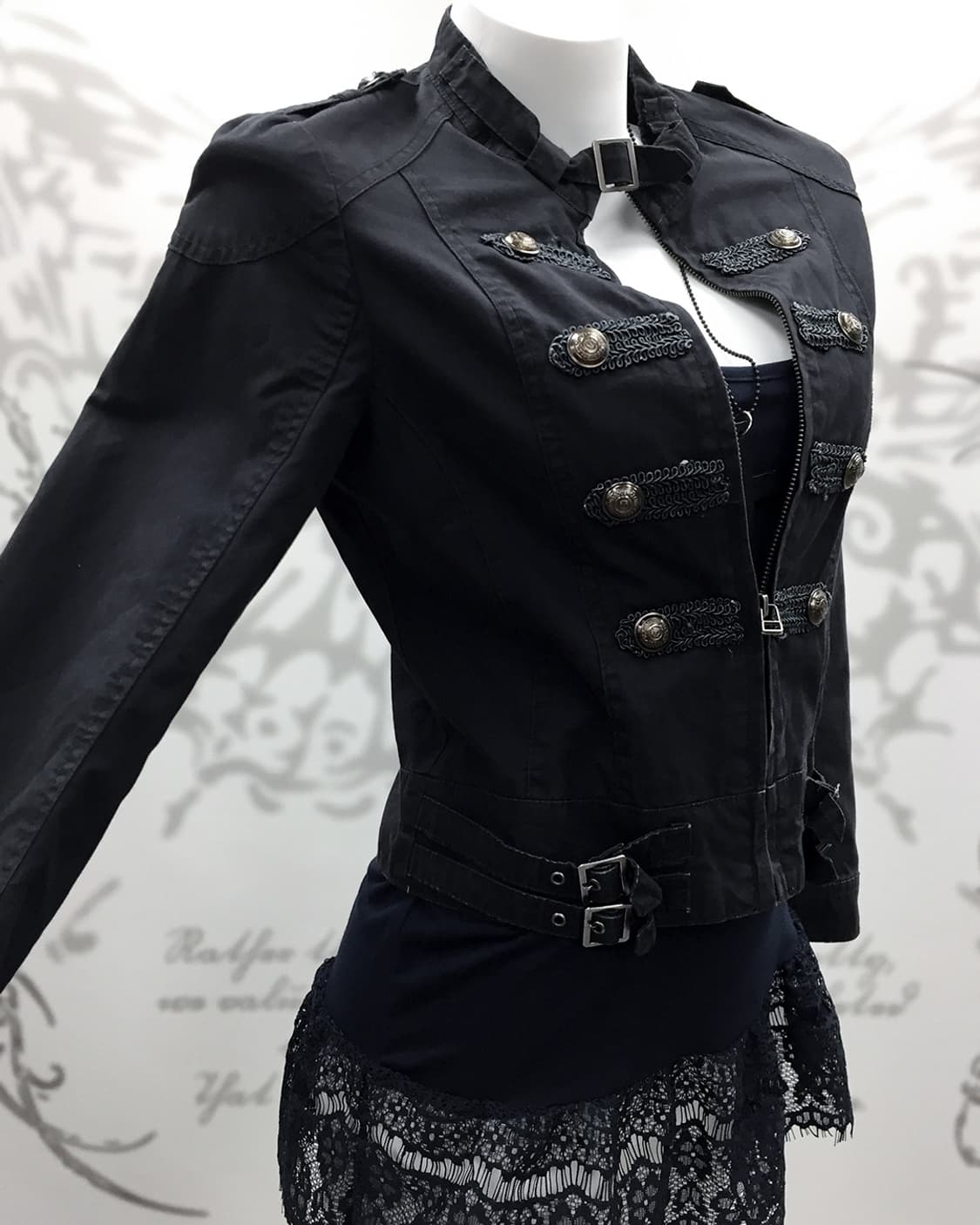 Dark Gothick Highneck Buckle Jacket 상품이미지2