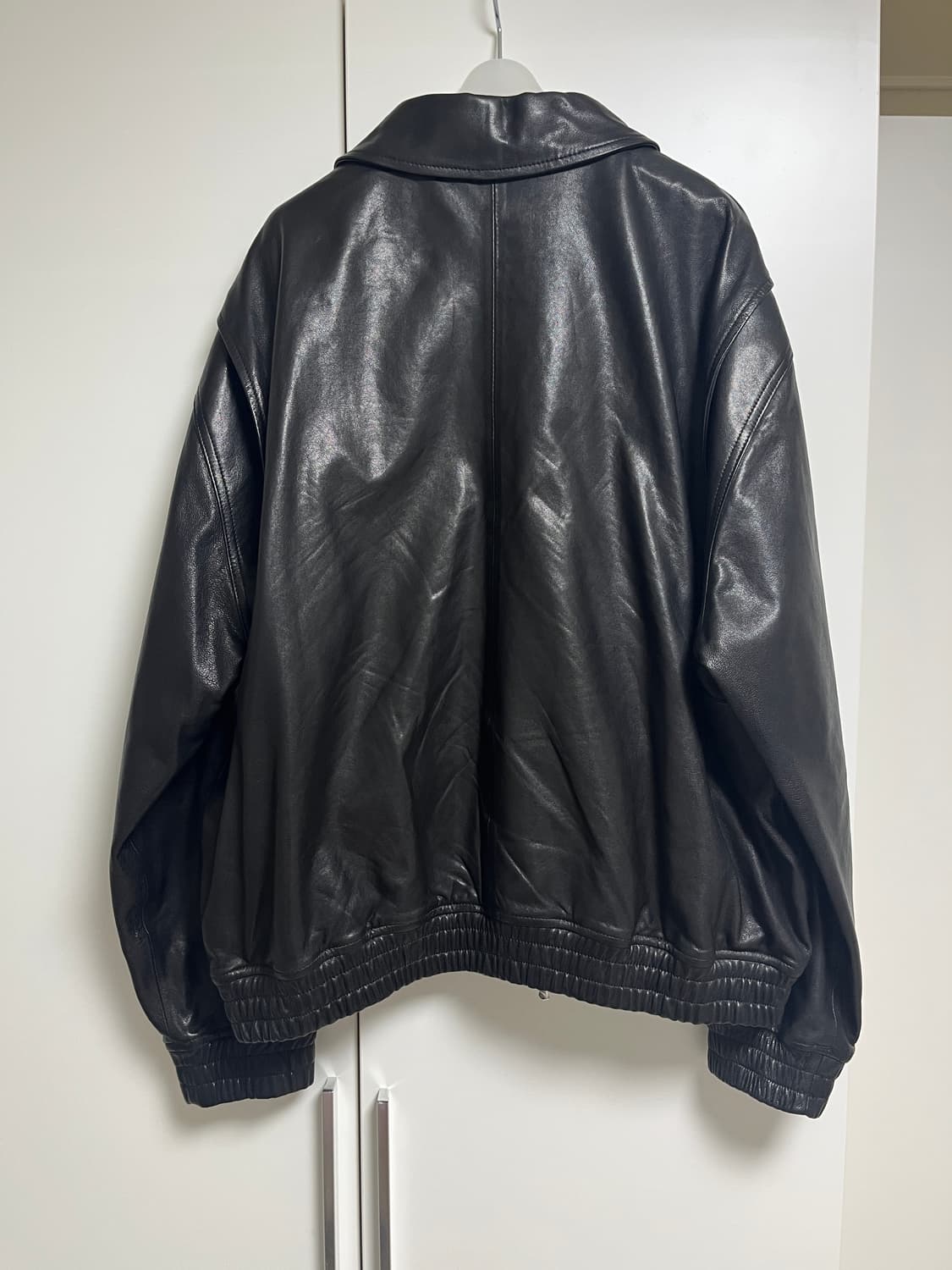 lfm 리얼레더 봄버 블랙 M 상품이미지5