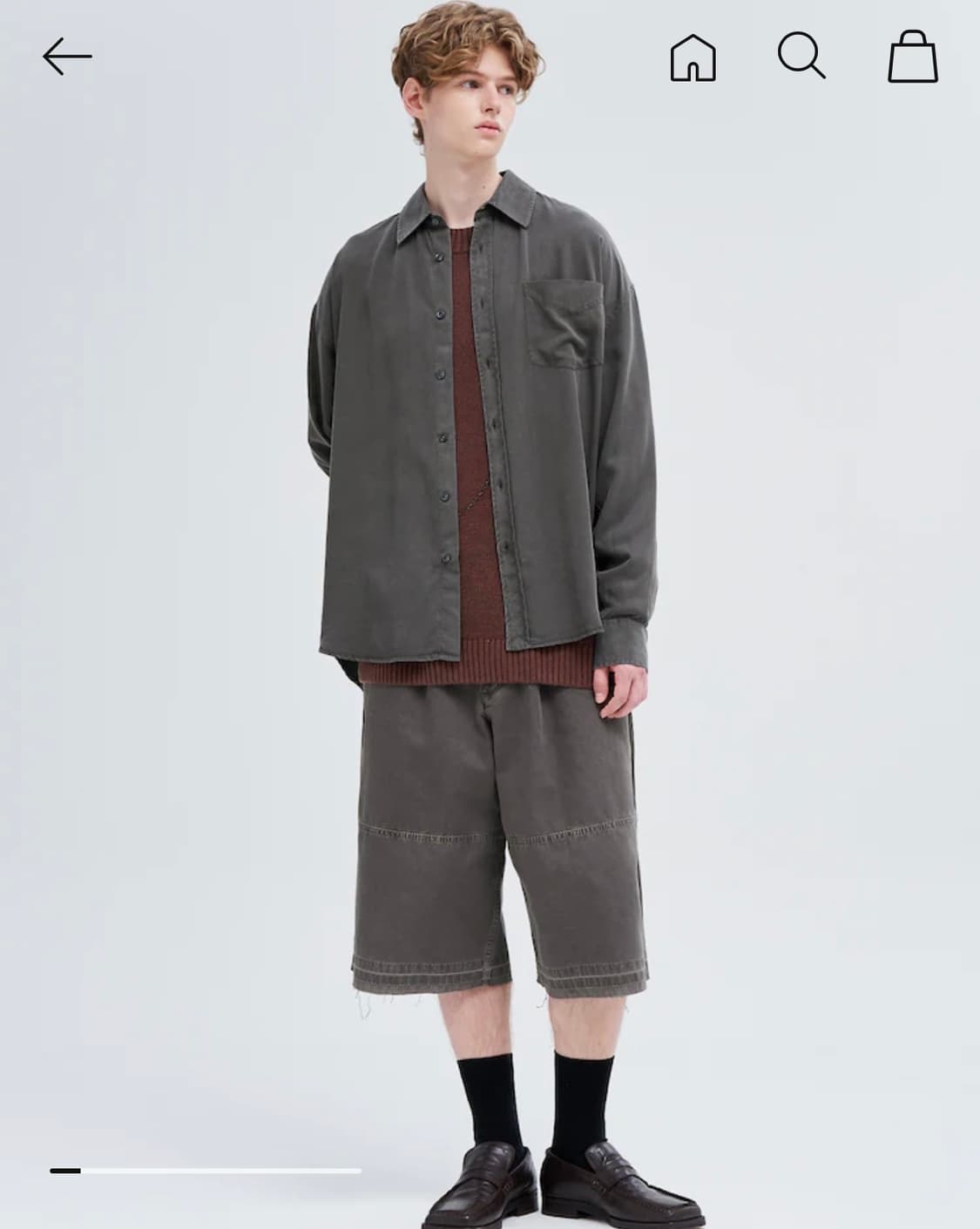 [46]HOPE 호프 룸셔츠 그레닛 그레이  상품이미지1