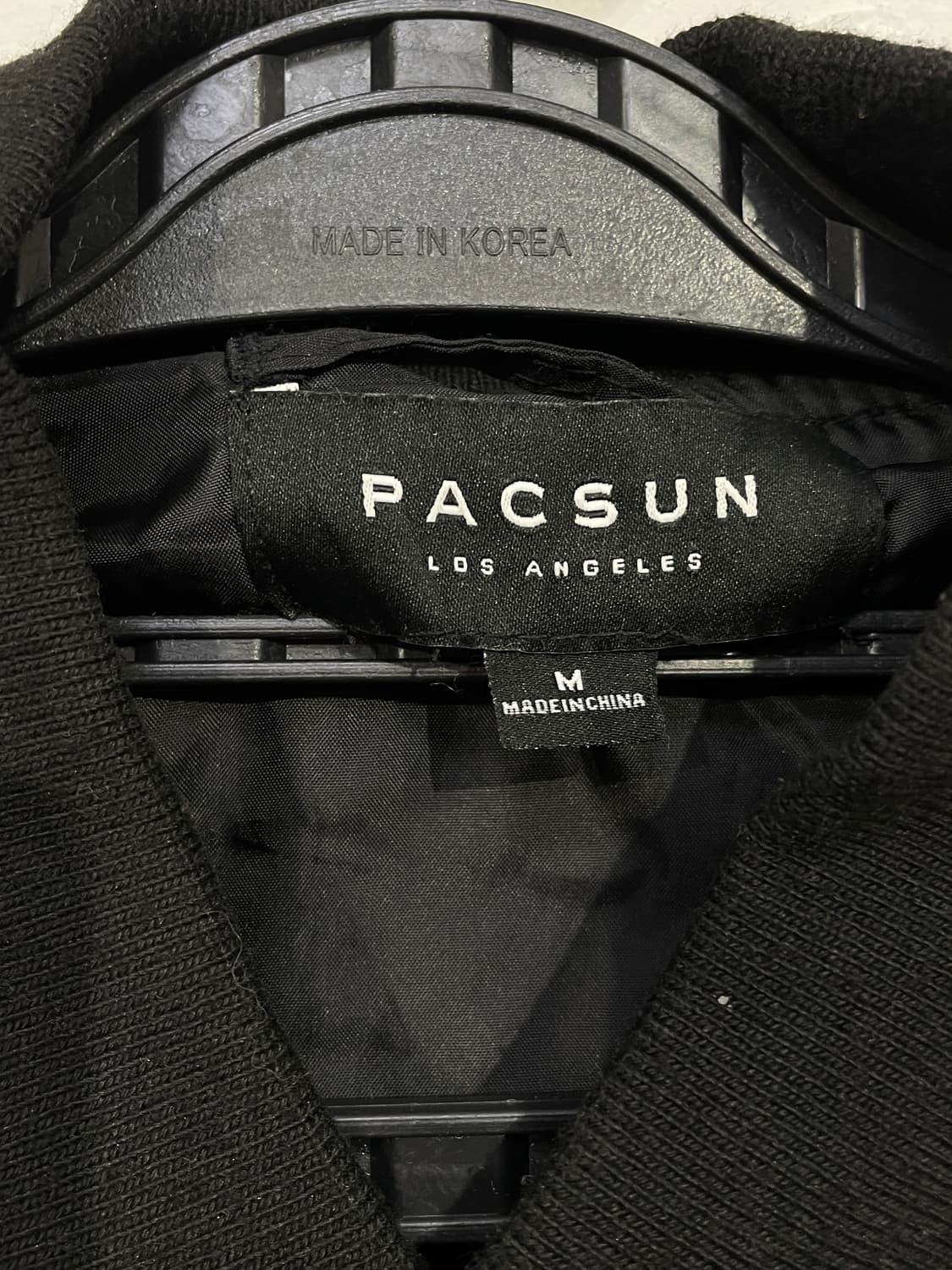 팍선 스컬 스네이크 자수 바시티 레더 자켓 가죽잠바 M 상품이미지7