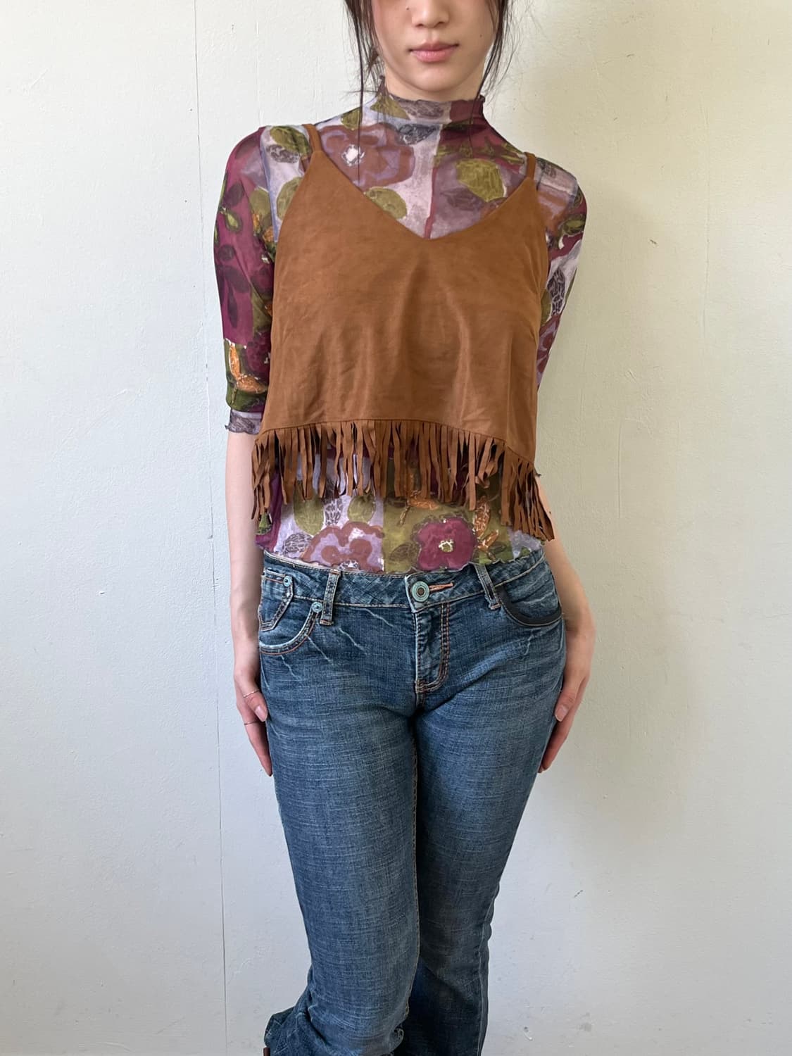 Emsexcite 프린지 뷔스티에 상품이미지3