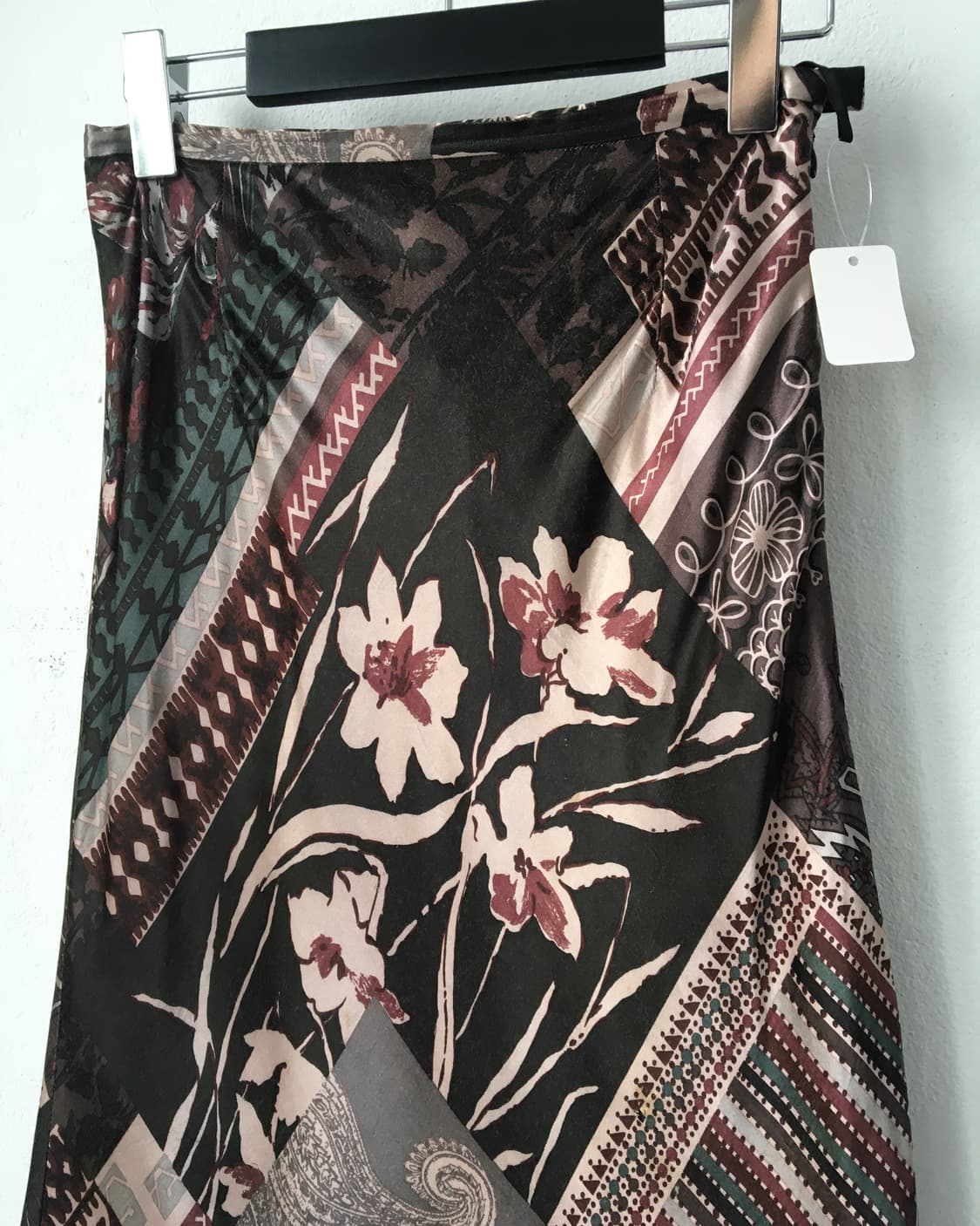 Oriental mood patch work printing skirt 상품이미지2