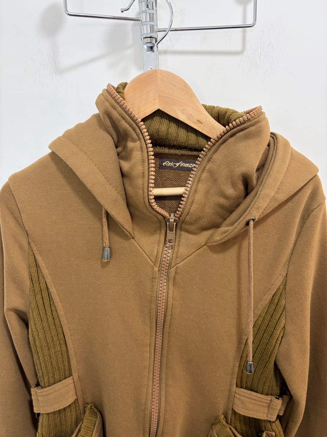 Y2k 브라운 카고 후드집업 상품이미지7