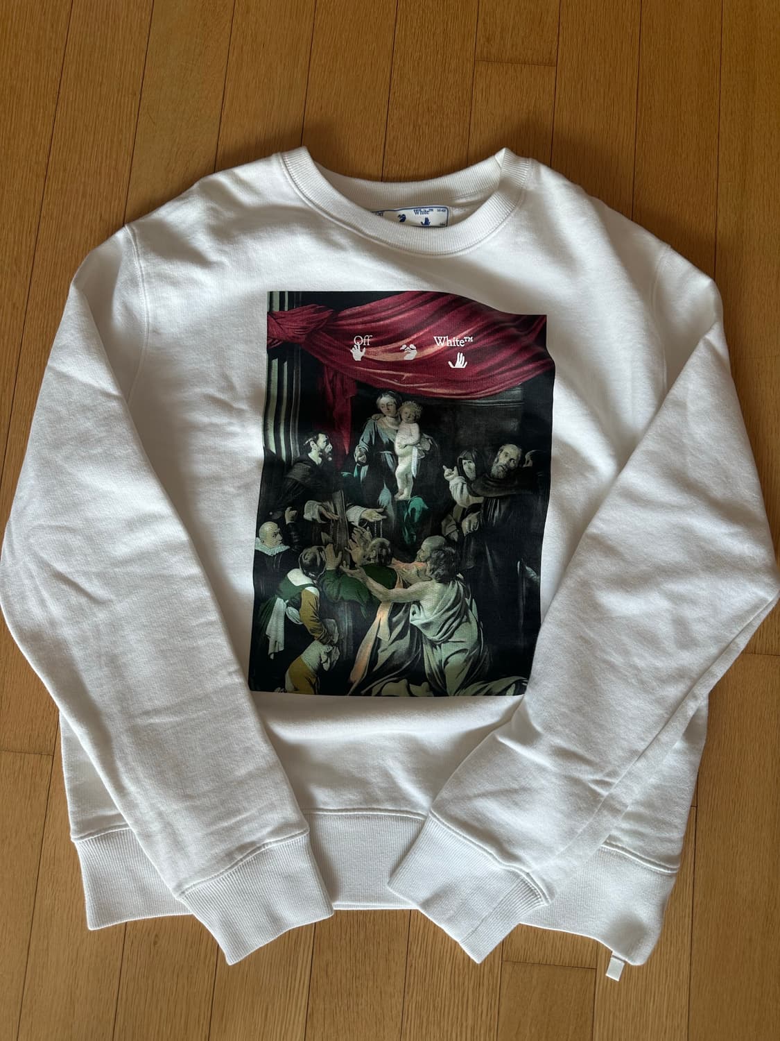 오프화이트 카라바지오 맨투맨 L 상품이미지1