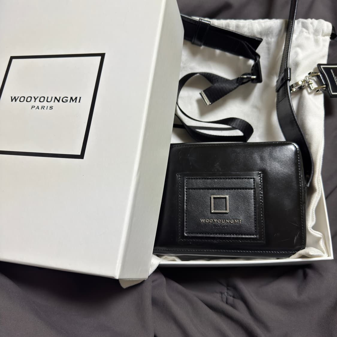 [풀구성] 우영미 로고 크로스백 상품이미지2