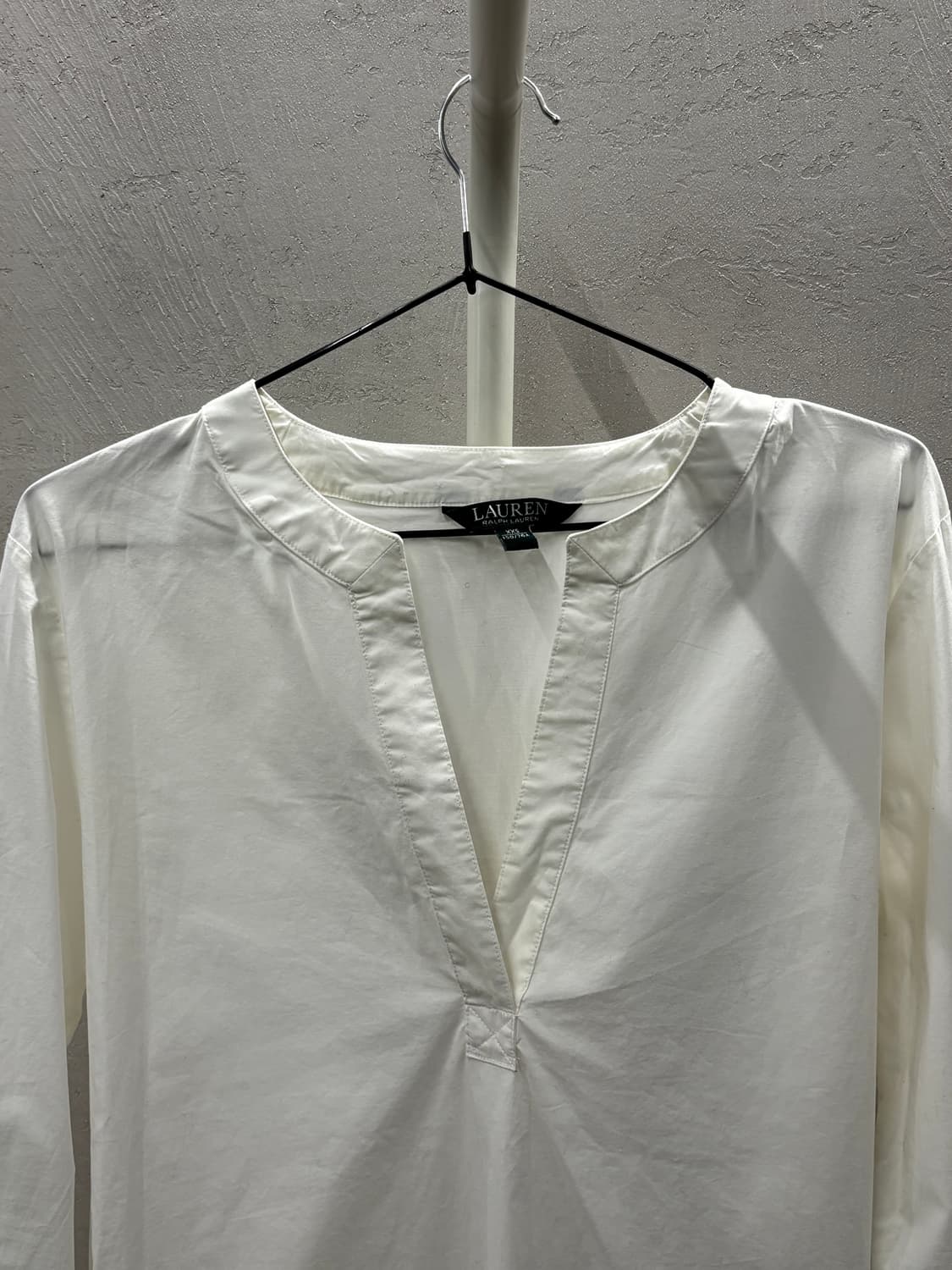 랄프로렌 화이트 튜닉 셔츠 xxs 상품이미지3