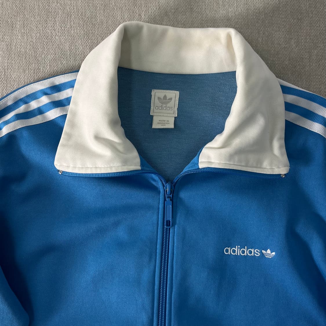 100 아디다스 00s 베켄바우어 팁탭 파흰 트랙탑 져지 상품이미지2