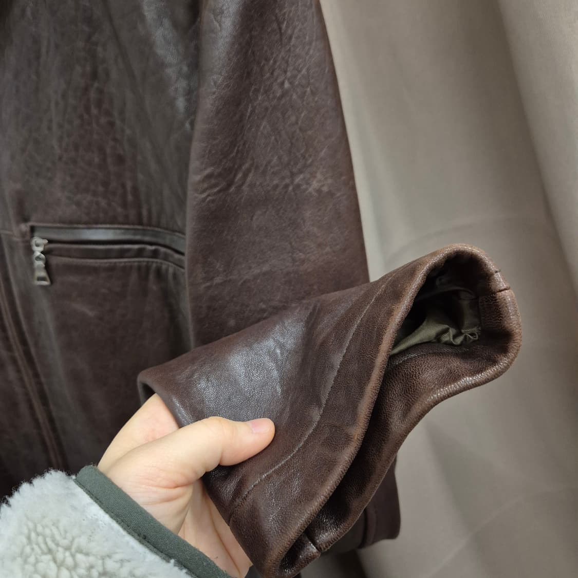 바쏘 양가죽 자켓 95 상품이미지3