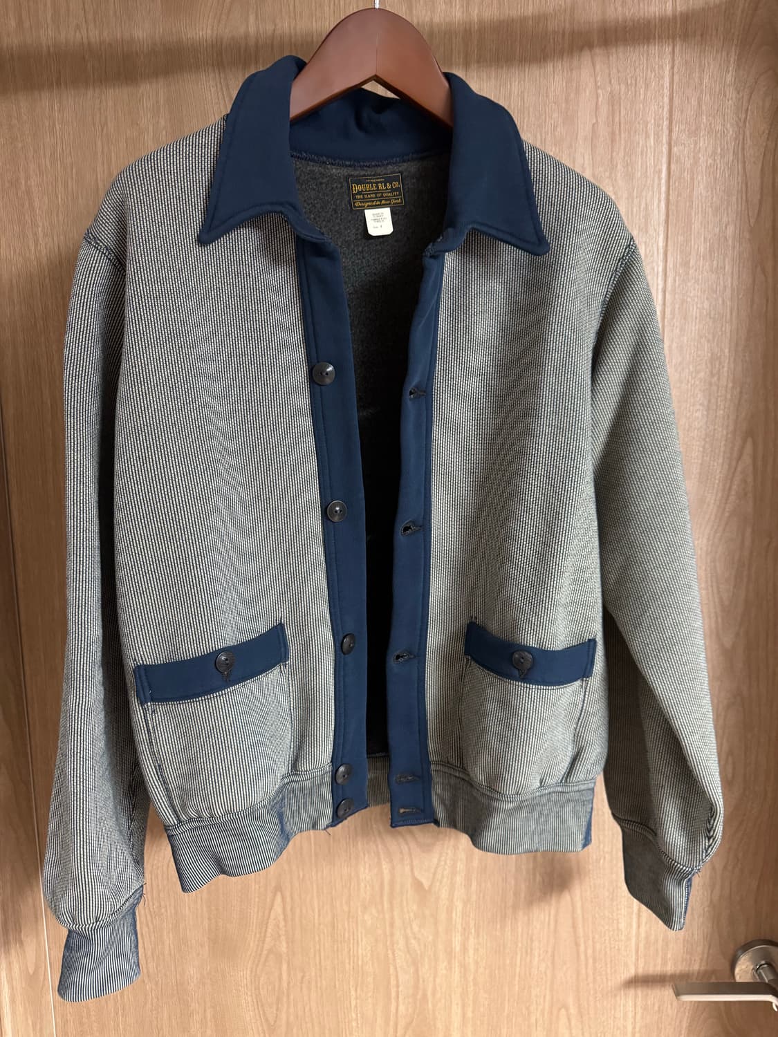 RRL(더블알엘) 스트라이프 자카드 니트 가디건 M사이즈 상품이미지2