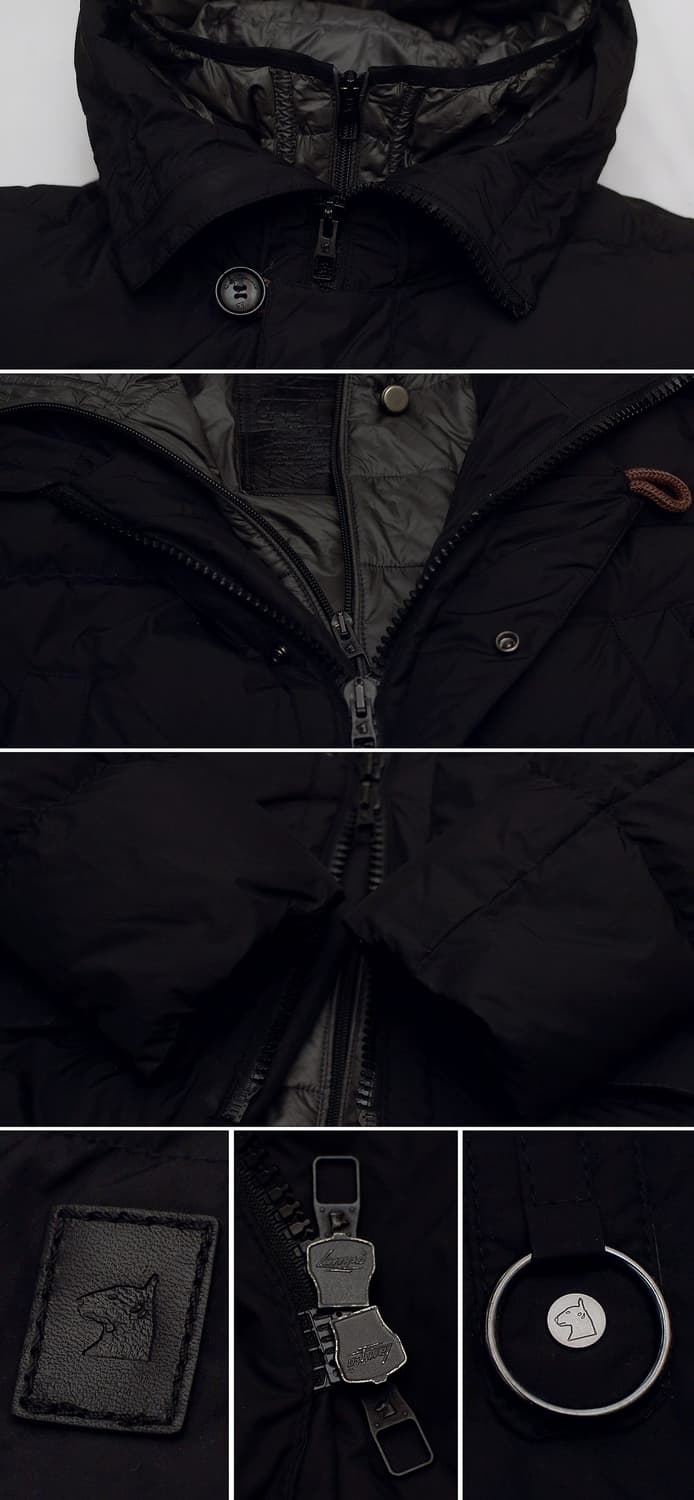 몬테꼬레 디테처블 더블 후드 구스다운 패딩 (50 / 100+) 상품이미지9