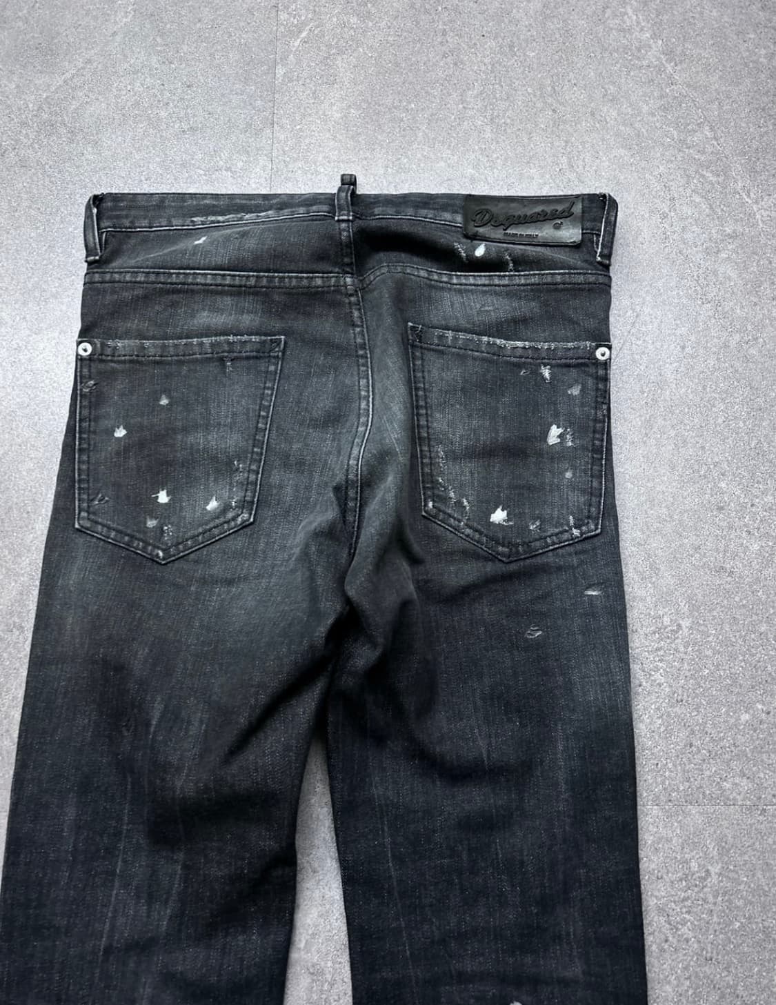 디스퀘어드2 블랙 슬림 디스트레스드 데님 상품이미지5