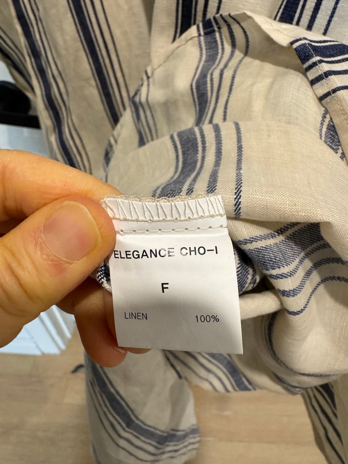 엘레강스초이 타이 린넨 원피스 상품이미지8