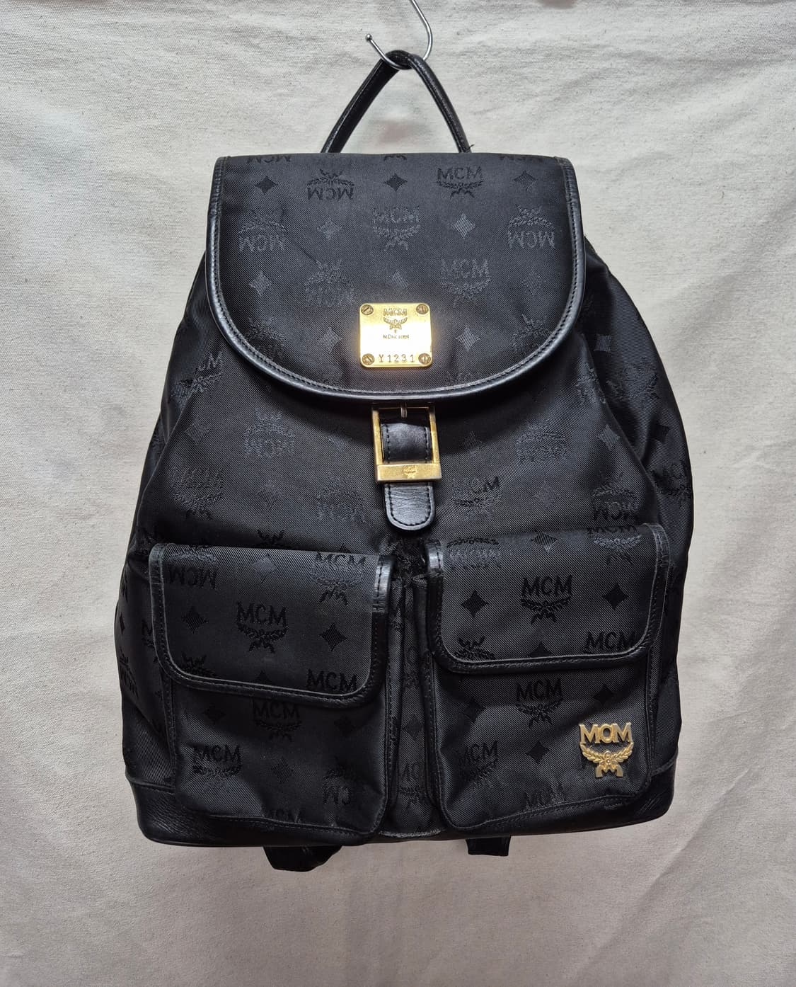 MCM 자가드 백팩 상품이미지1