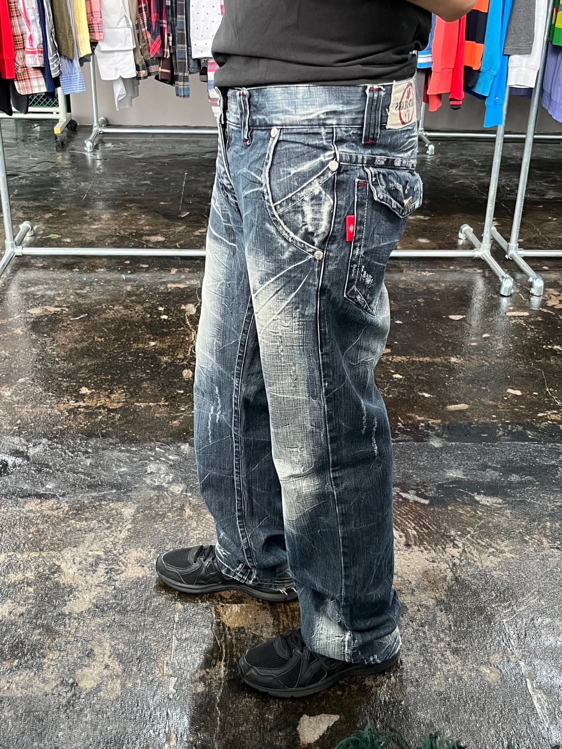 KELLO JEANS Y2K 데님 팬츠  상품이미지3