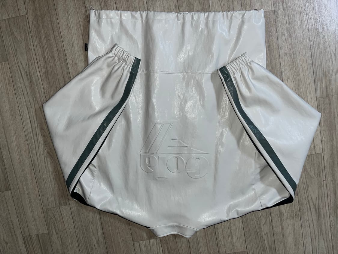 Gola-LINE POINT LEATHER JUMPER [WHITE] 상품이미지5